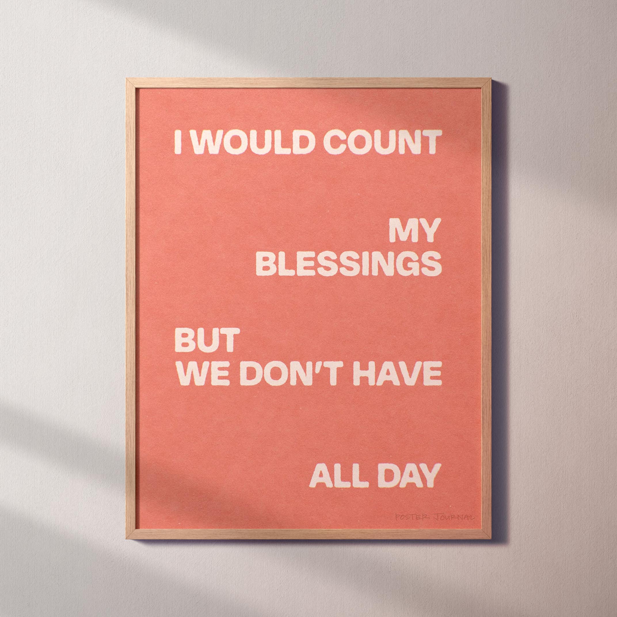 BLESSINGS PRINT