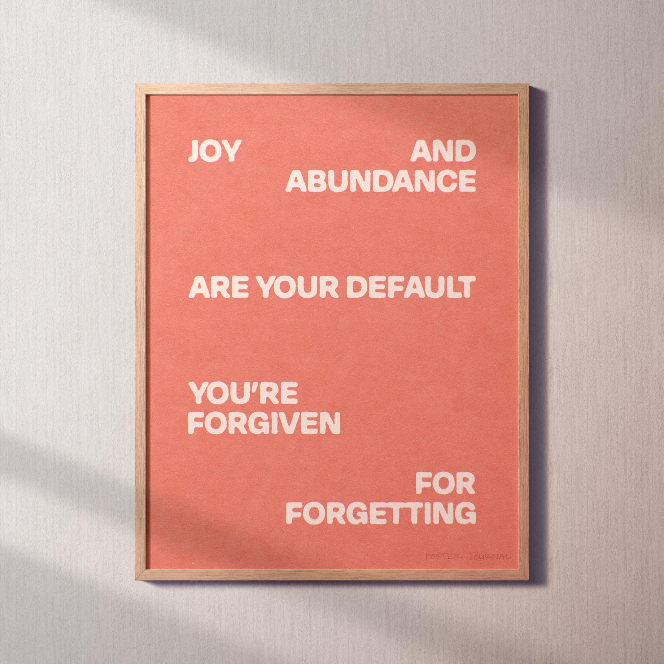 FORGIVEN PRINT
