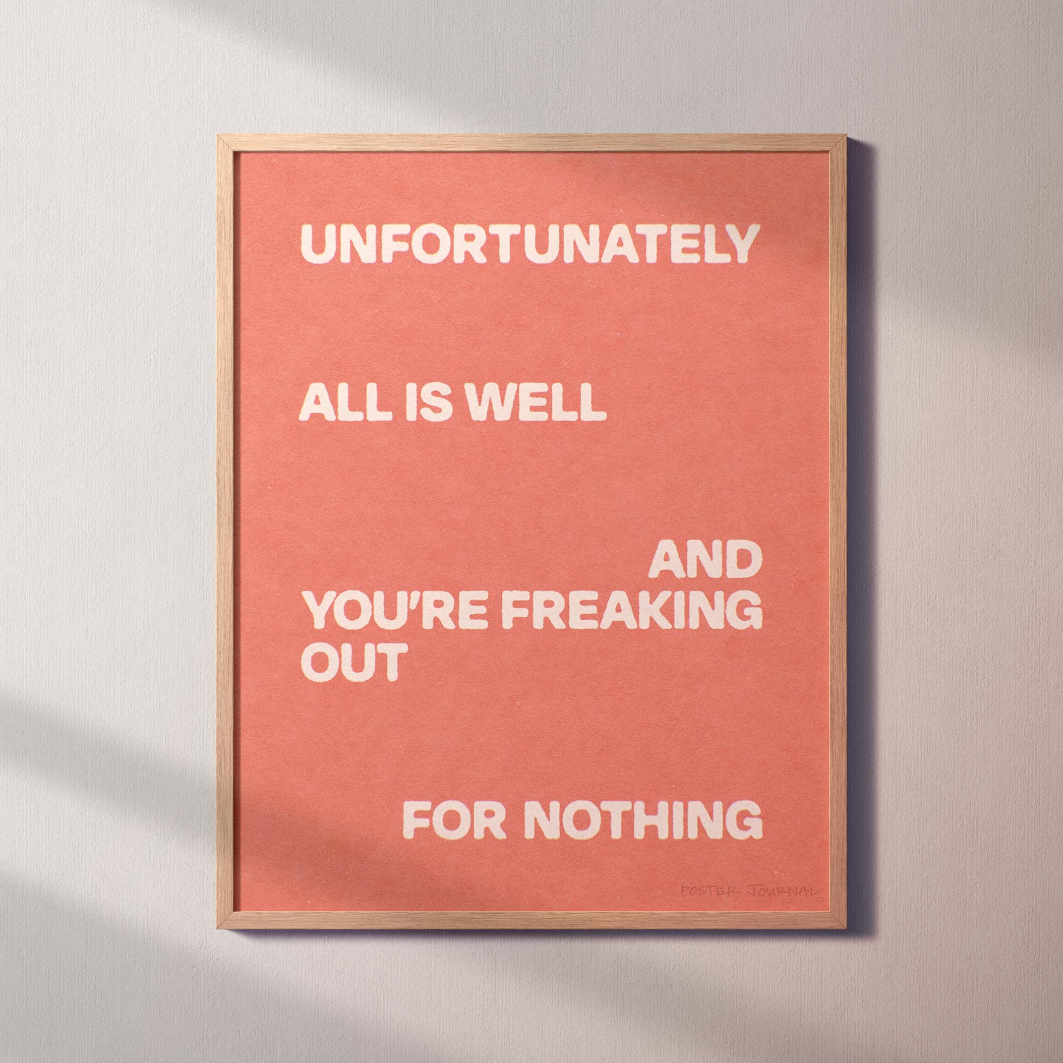 UNFORTUNATELY PRINT