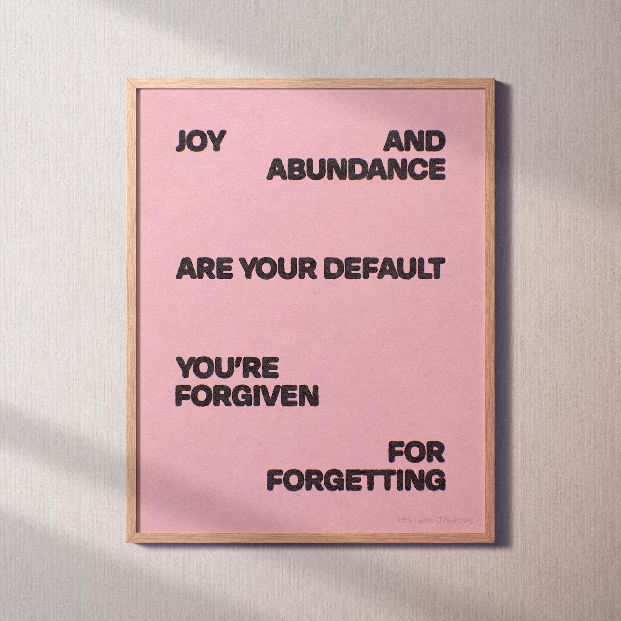FORGIVEN PRINT