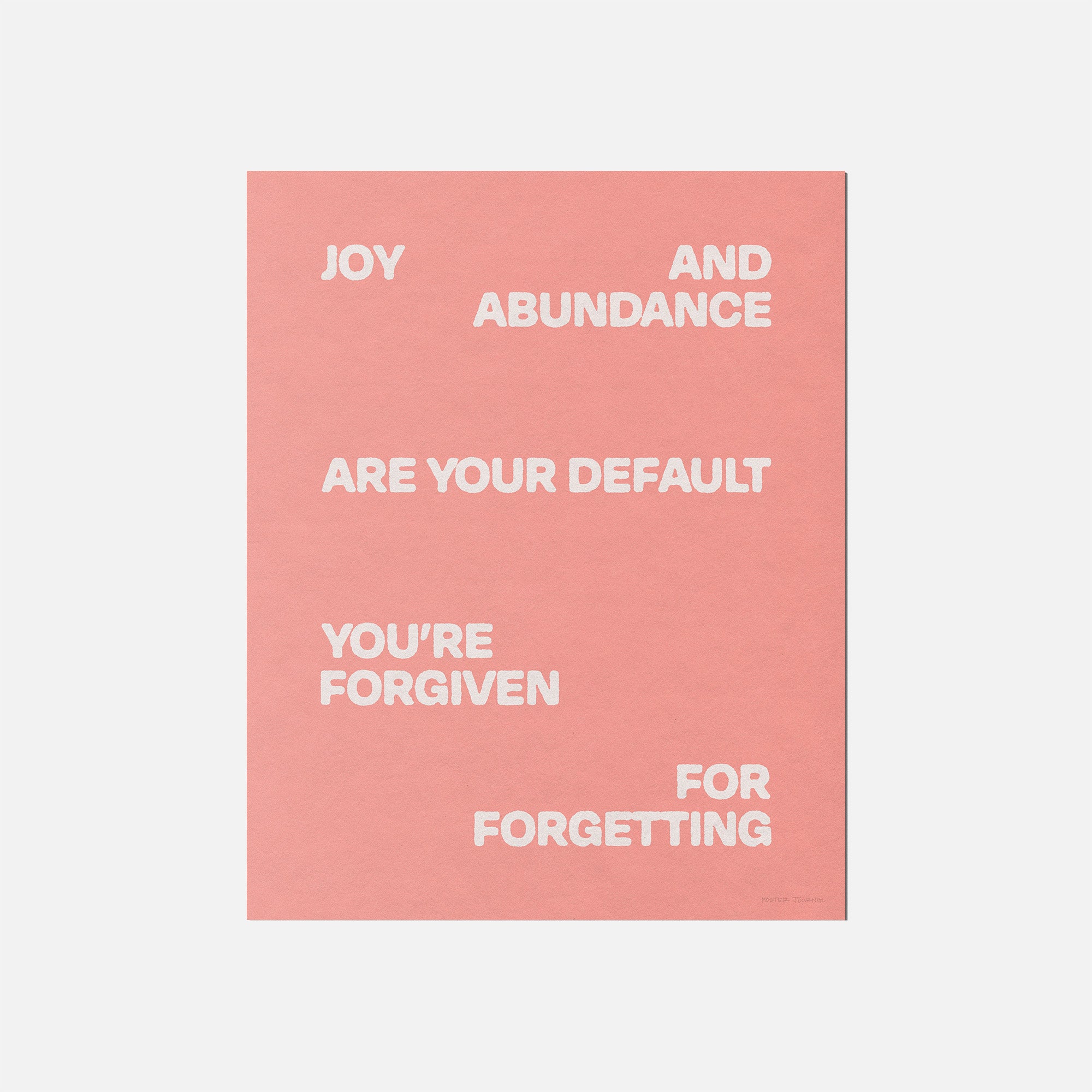 FORGIVEN PRINT