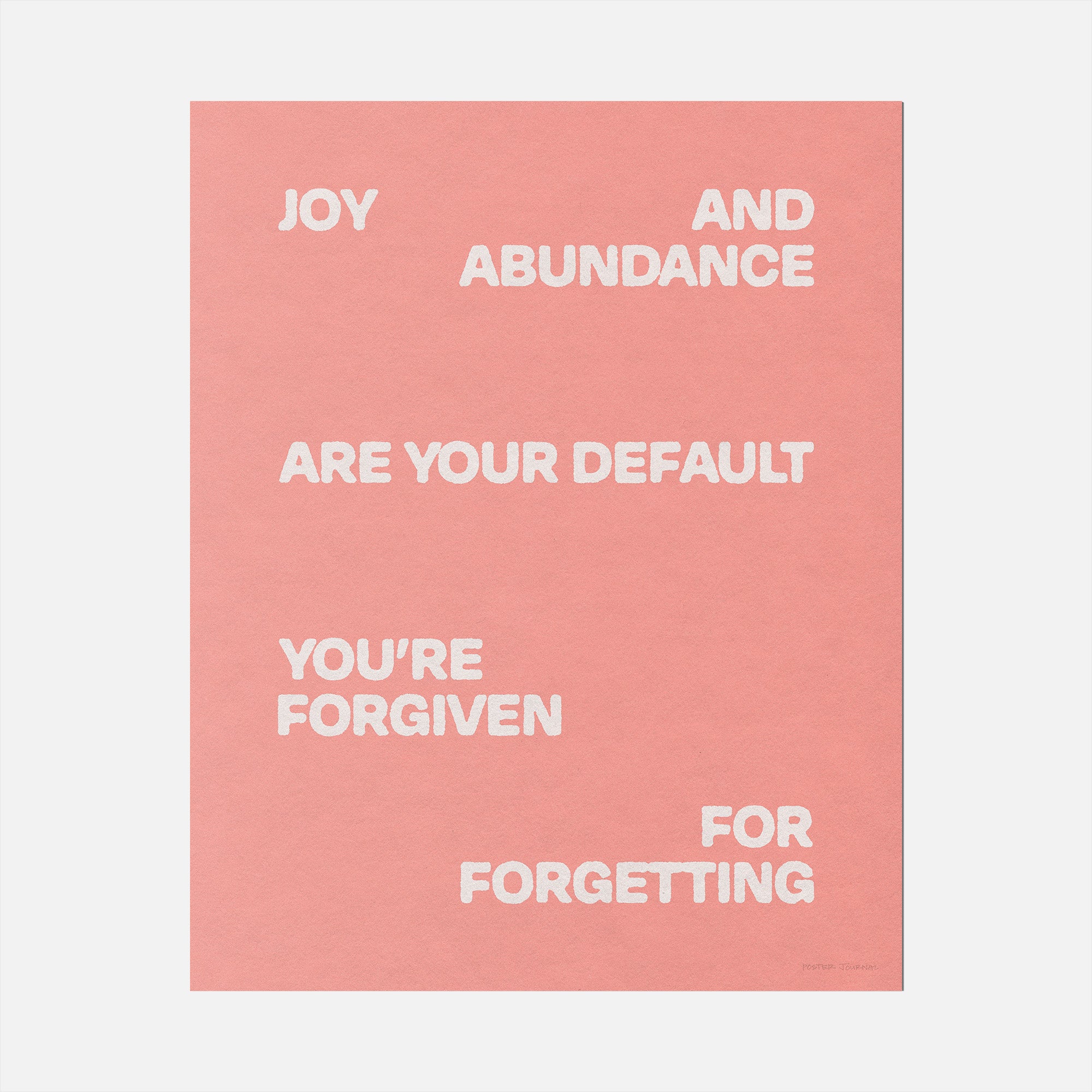 FORGIVEN PRINT
