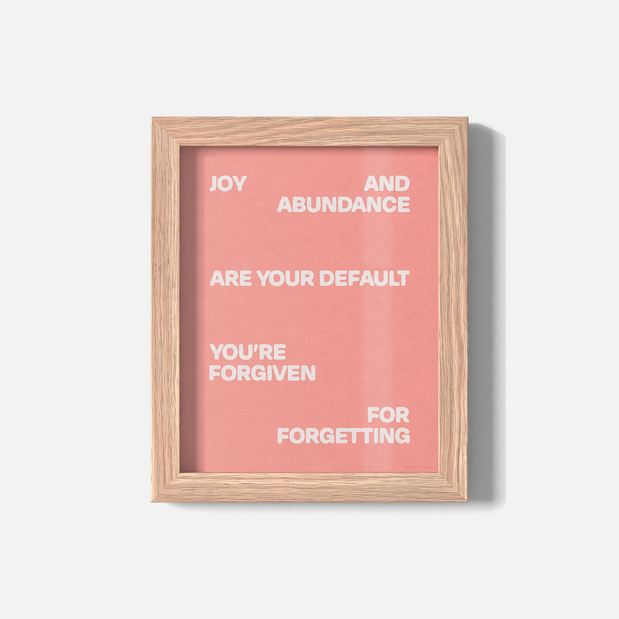 FORGIVEN PRINT