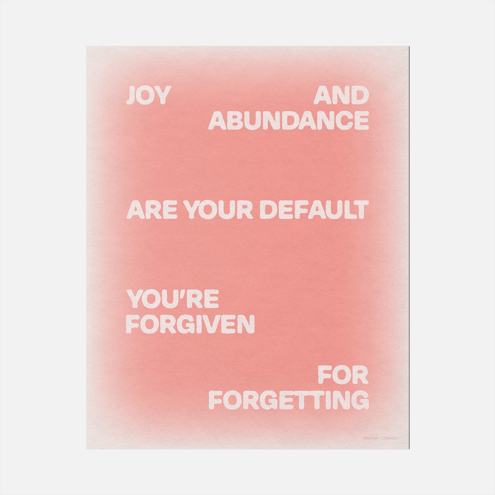 FORGIVEN PRINT