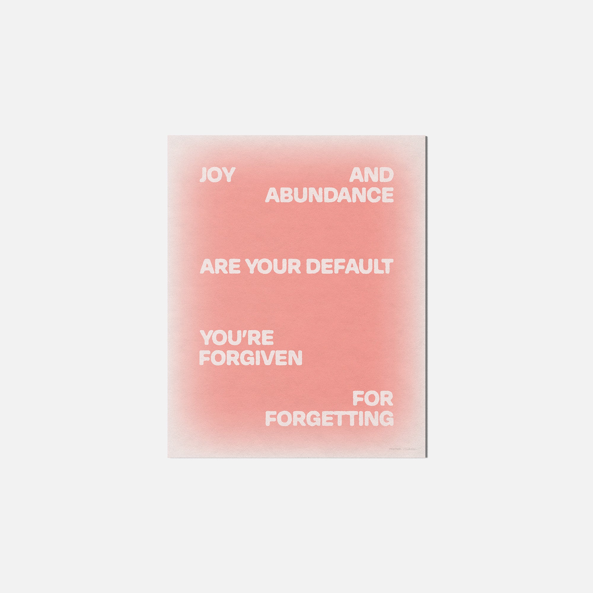FORGIVEN PRINT