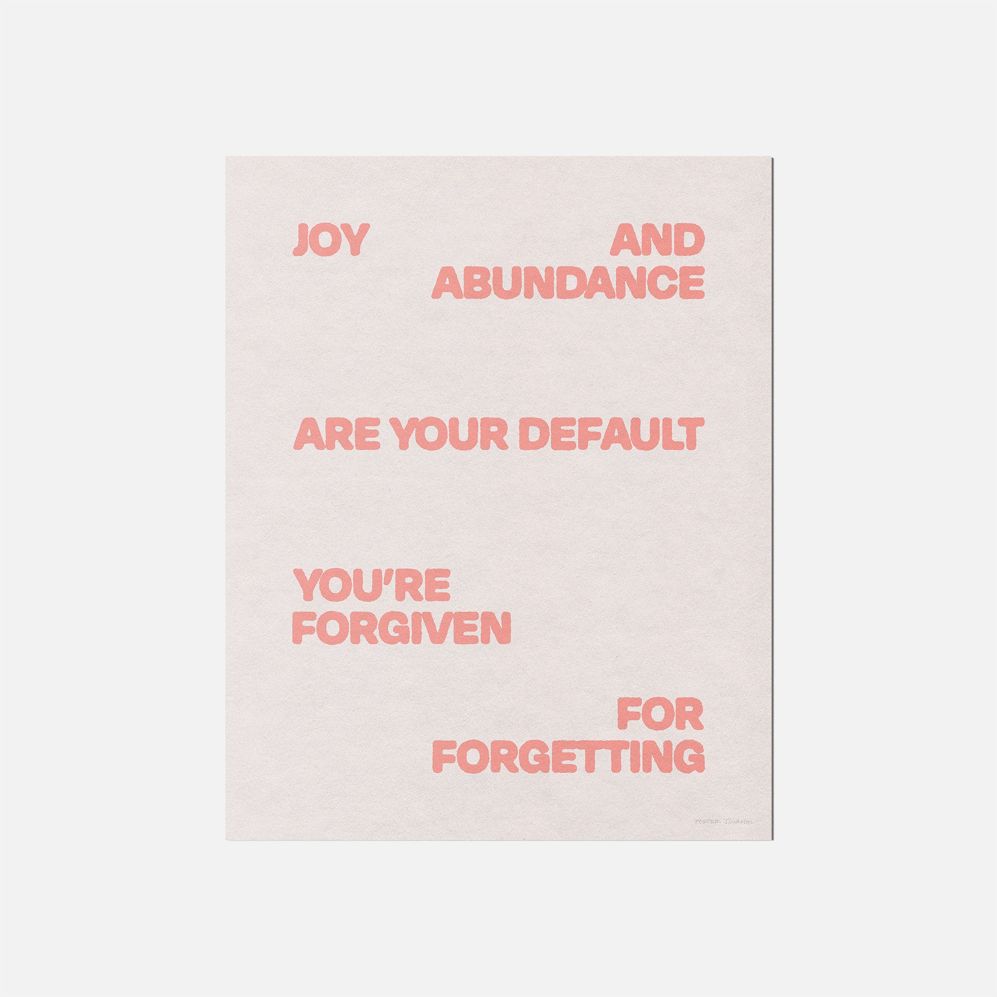 FORGIVEN PRINT