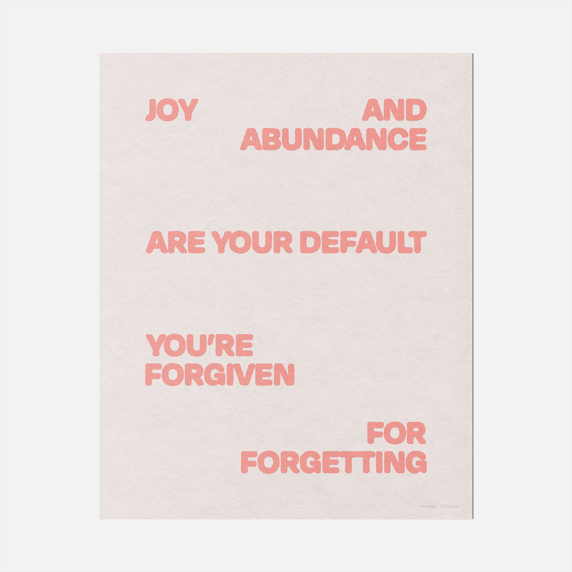 FORGIVEN PRINT