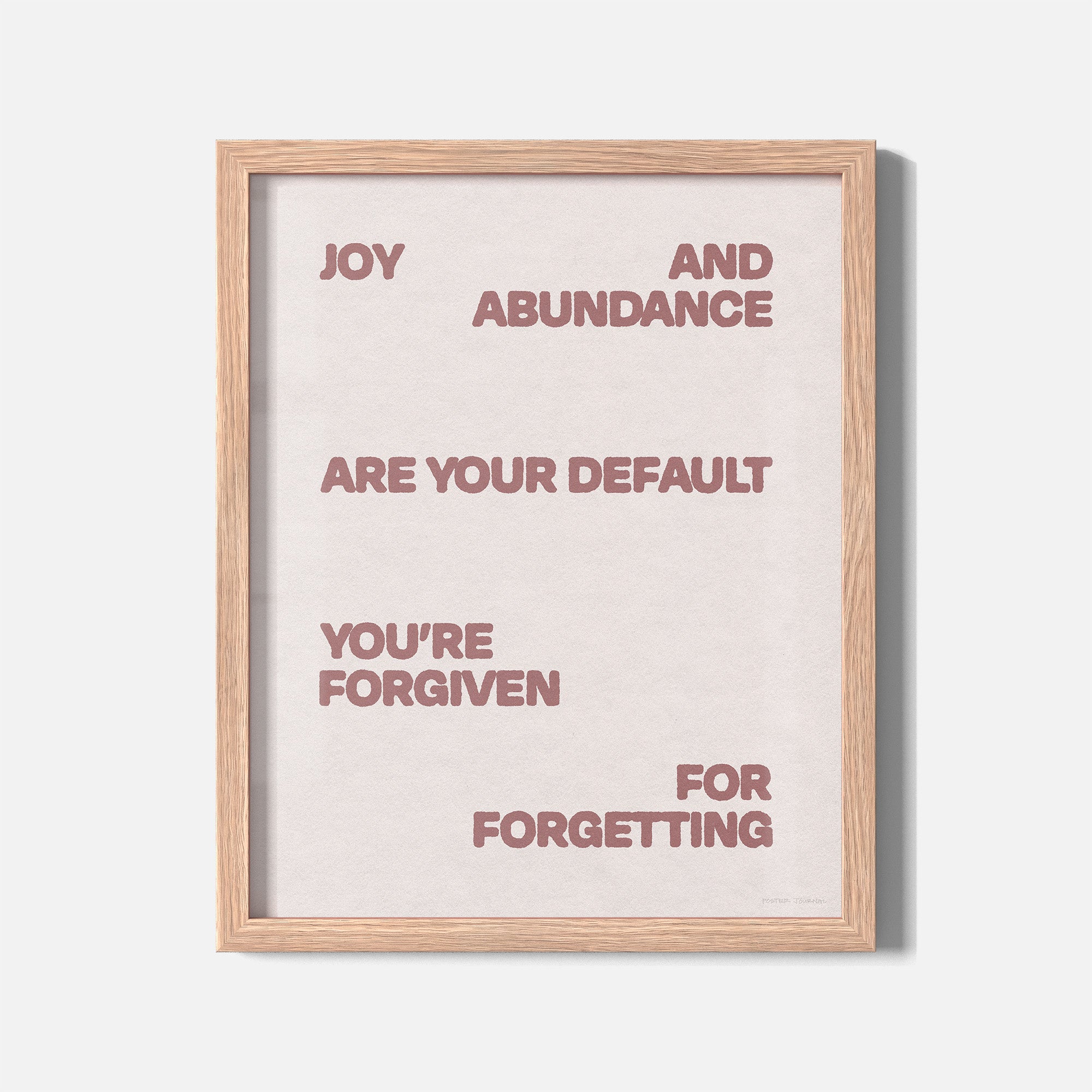 FORGIVEN PRINT