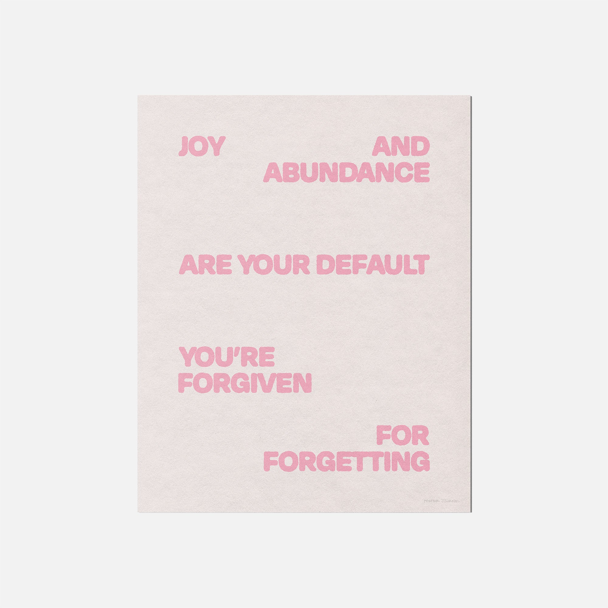 FORGIVEN PRINT