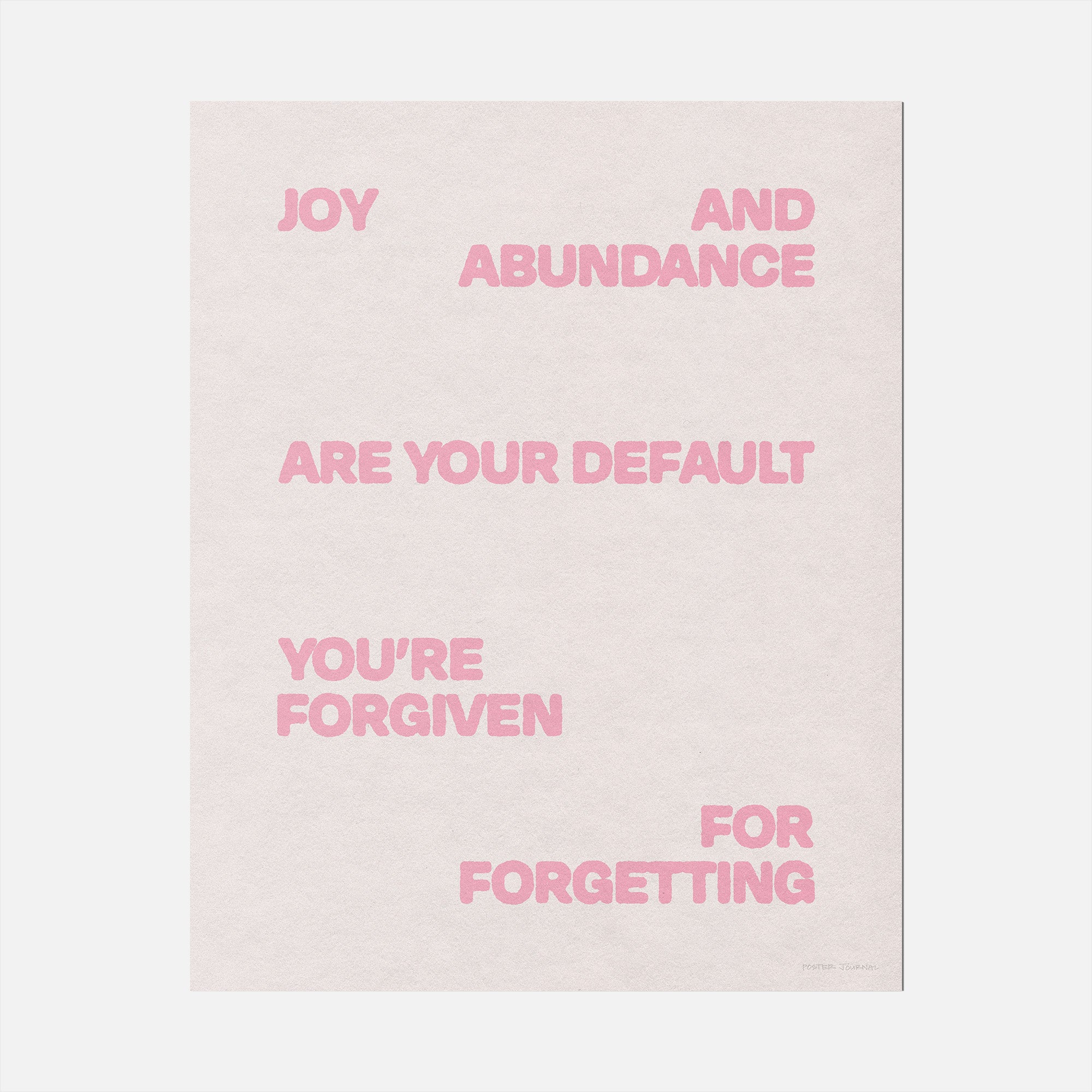 FORGIVEN PRINT