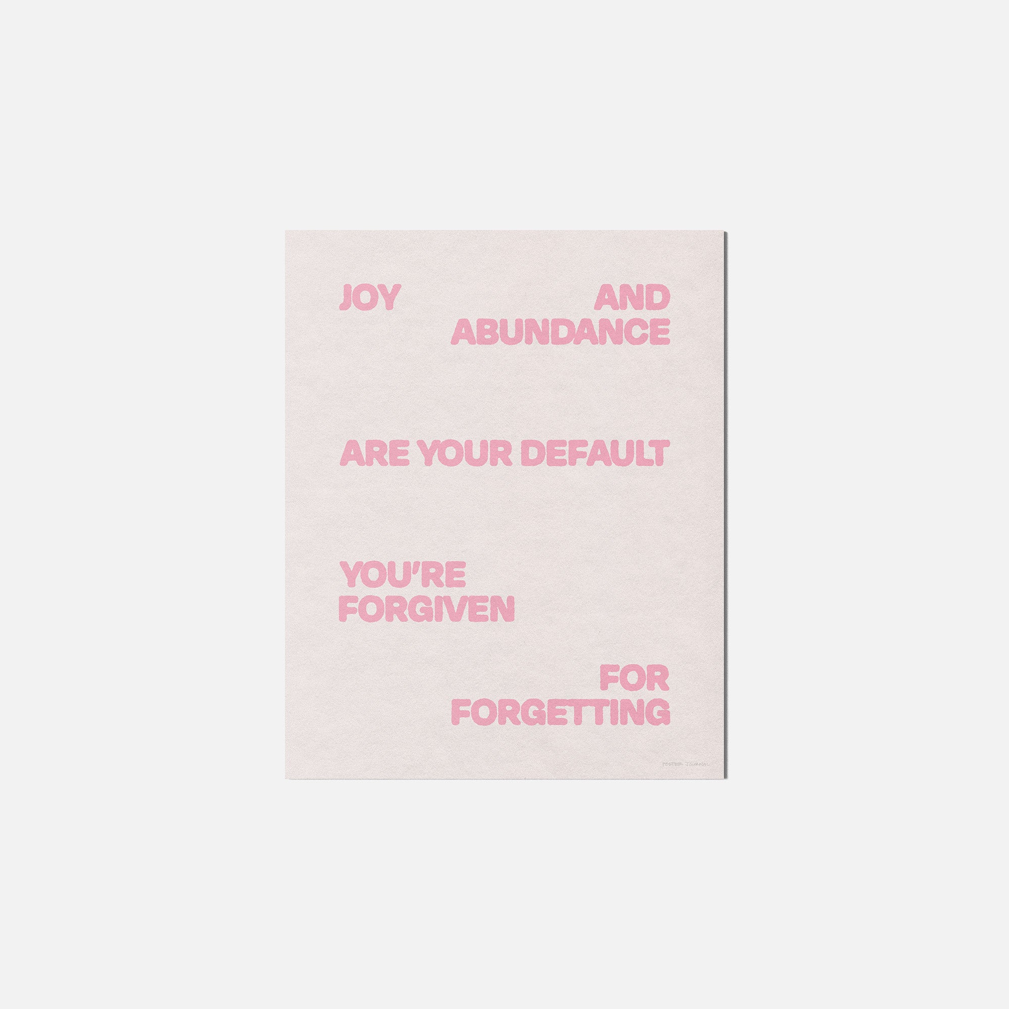 FORGIVEN PRINT