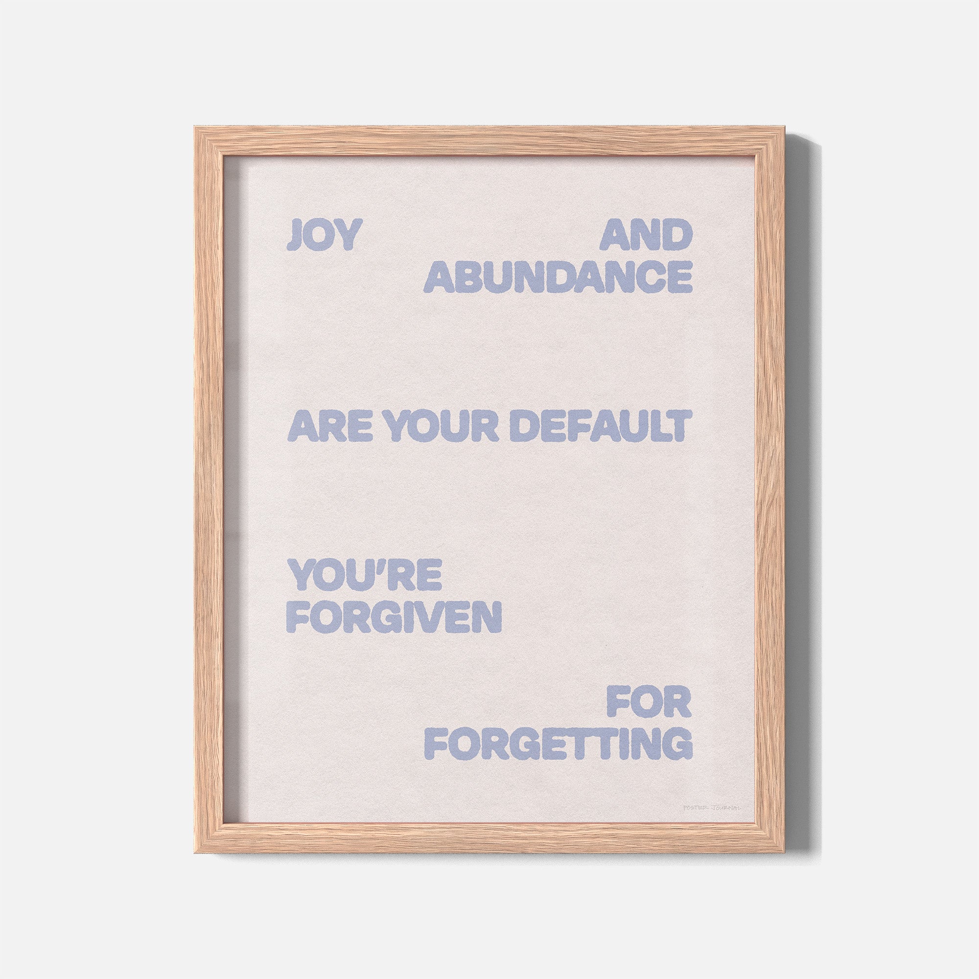 FORGIVEN PRINT