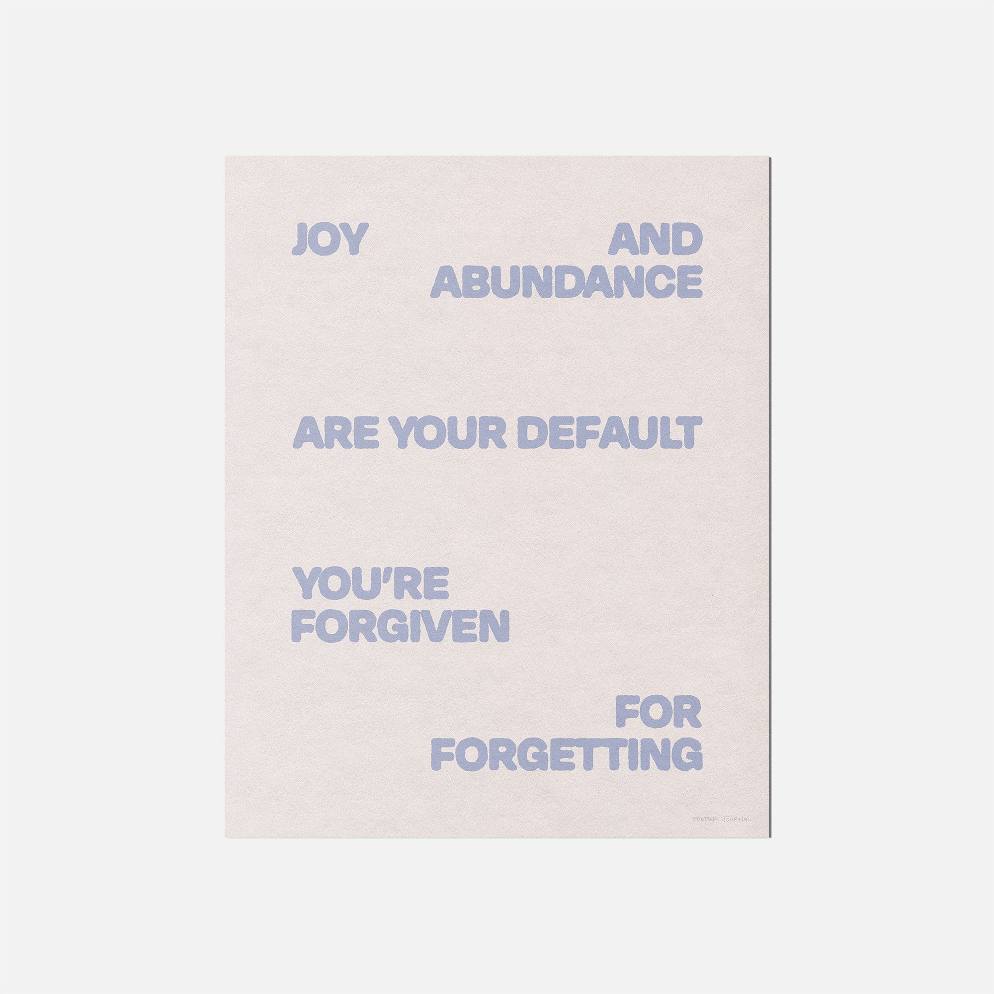 FORGIVEN PRINT