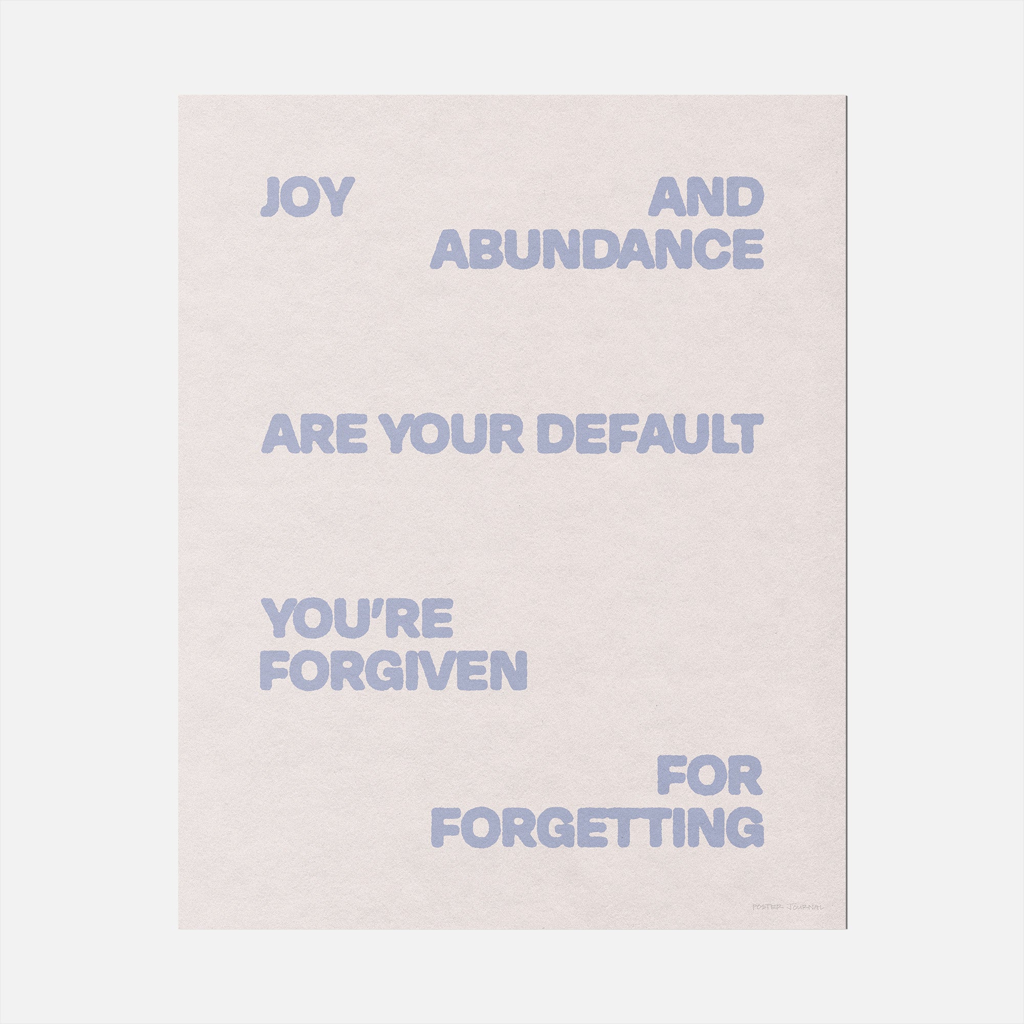 FORGIVEN PRINT