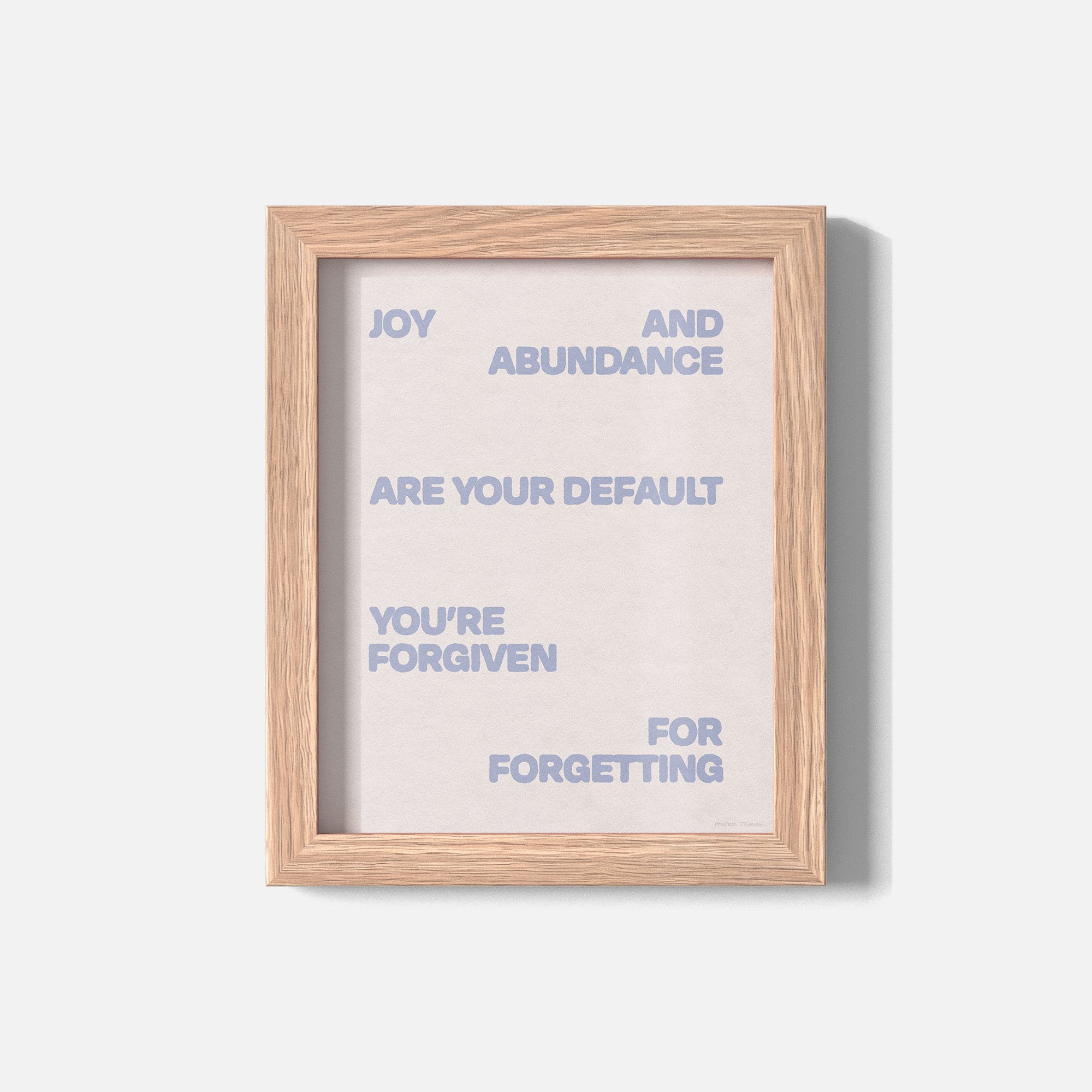 FORGIVEN PRINT