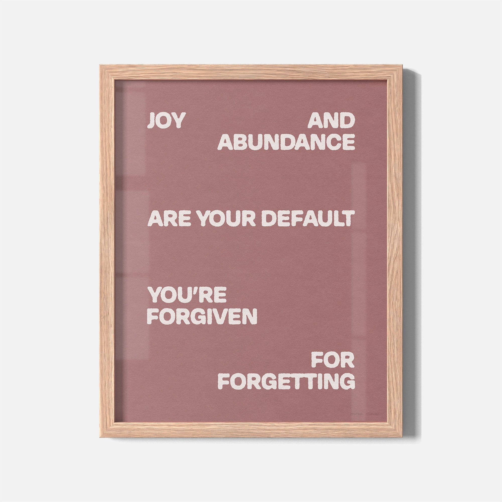 FORGIVEN PRINT