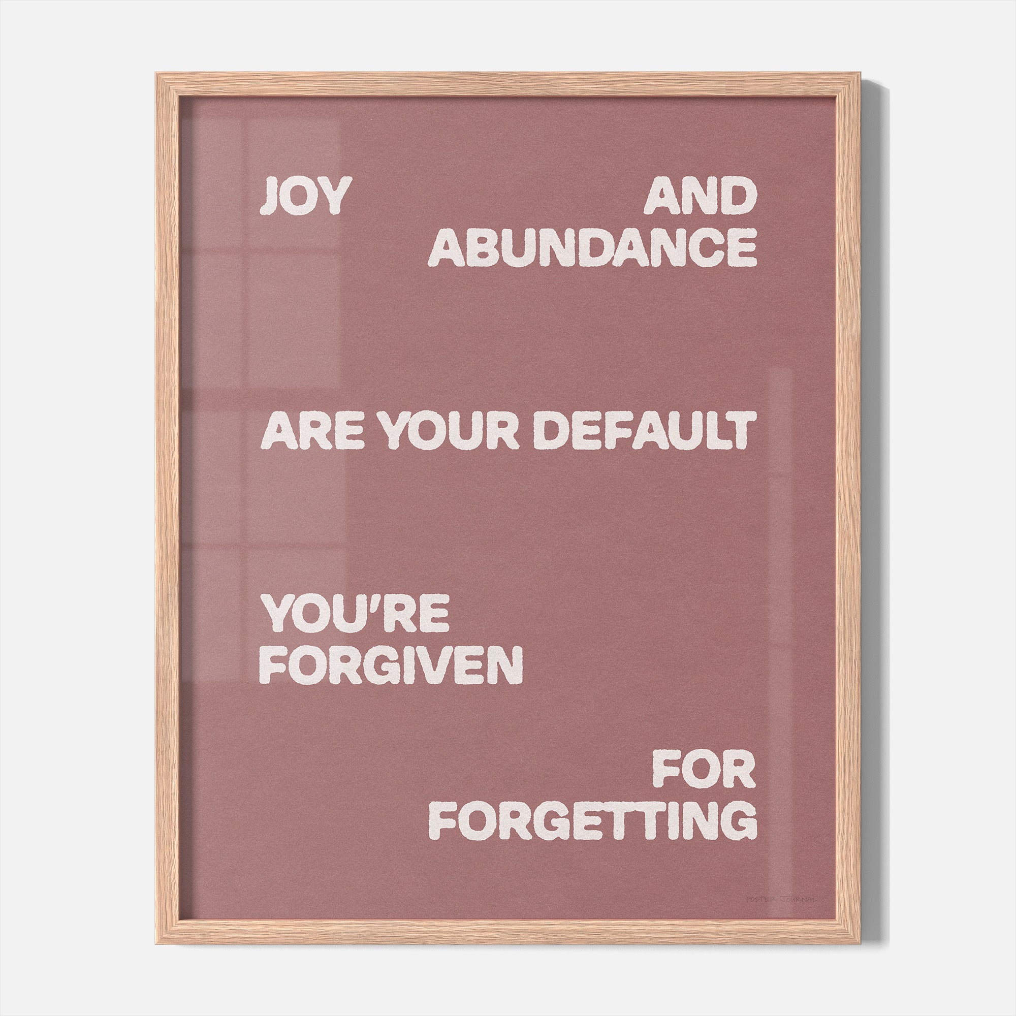 FORGIVEN PRINT