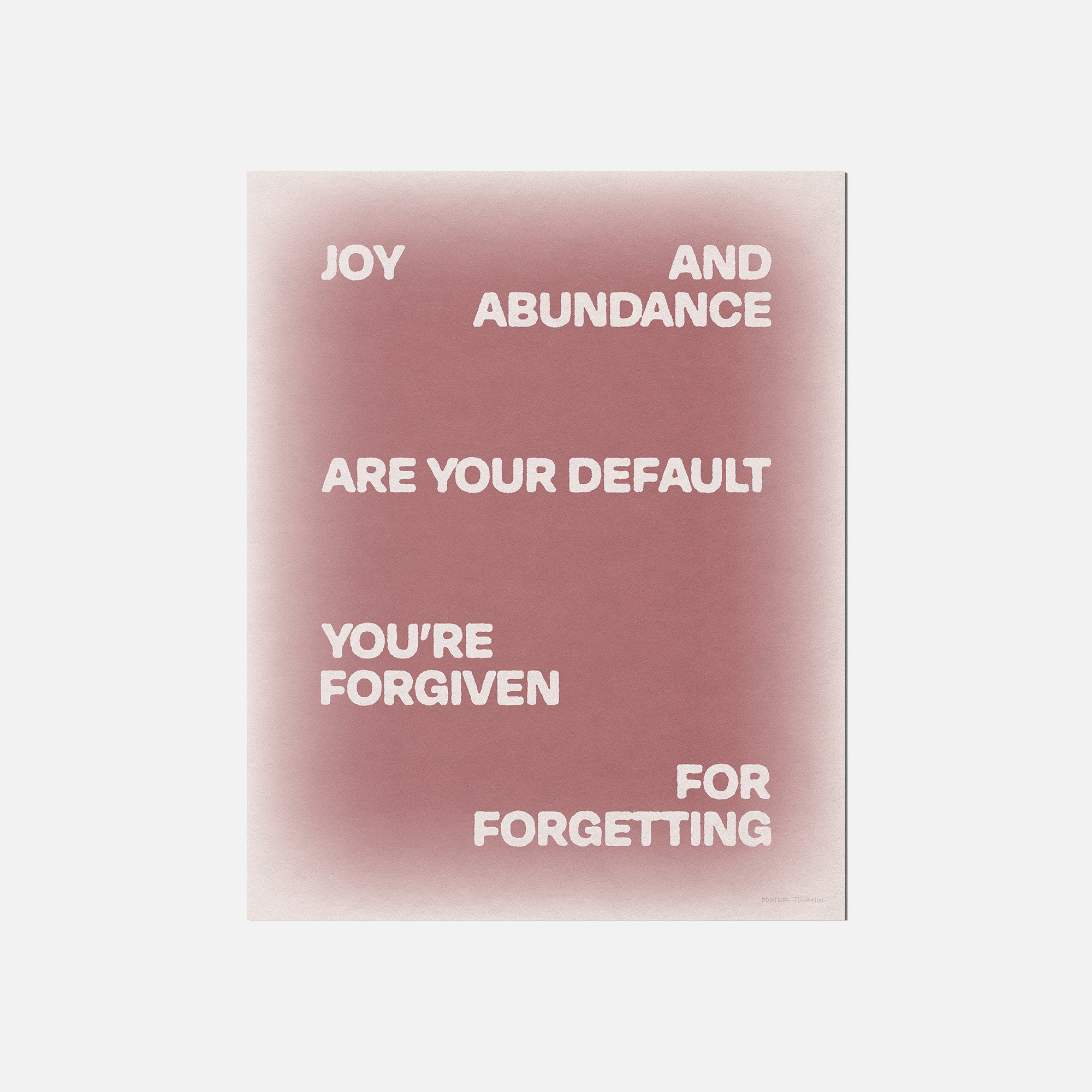 FORGIVEN PRINT
