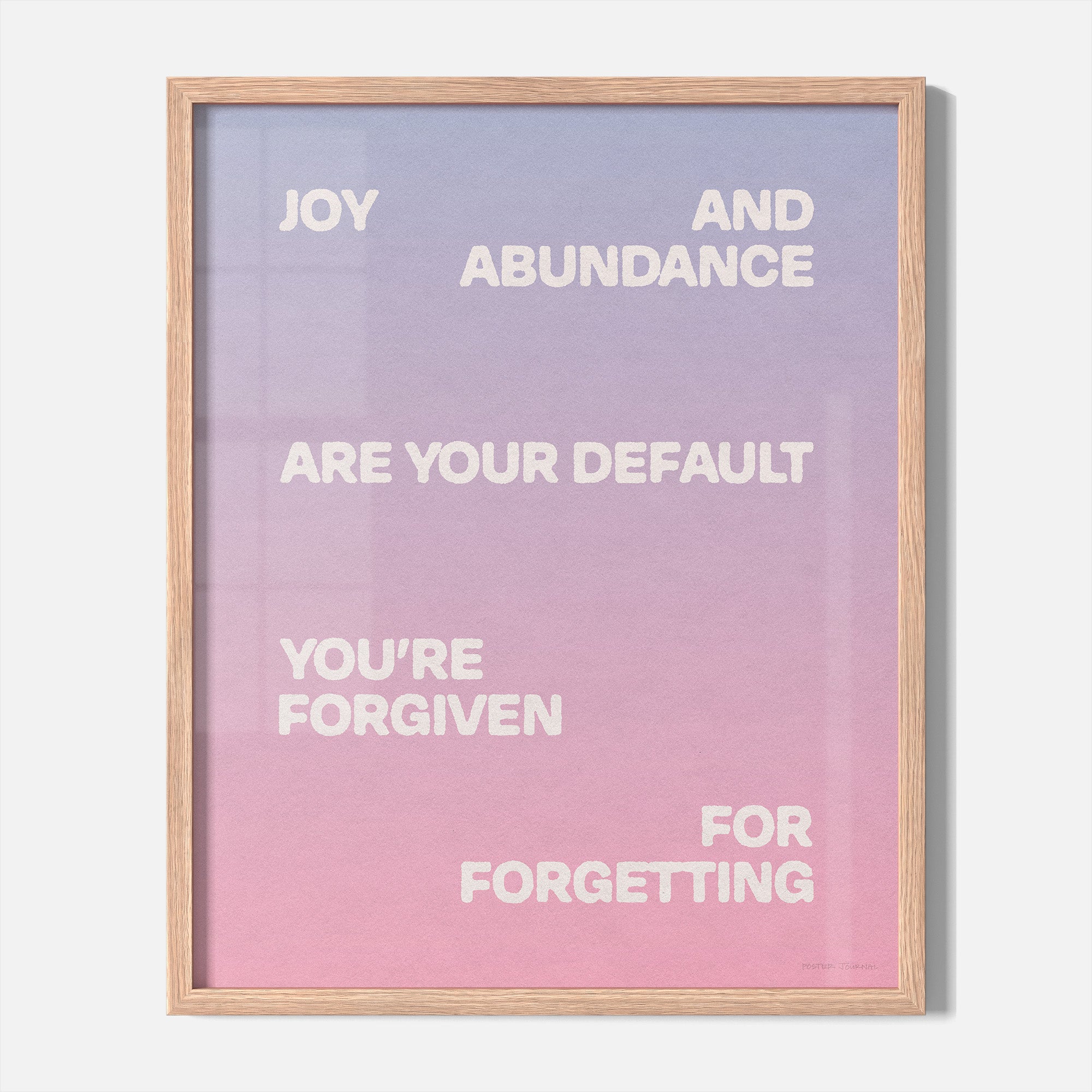 FORGIVEN PRINT