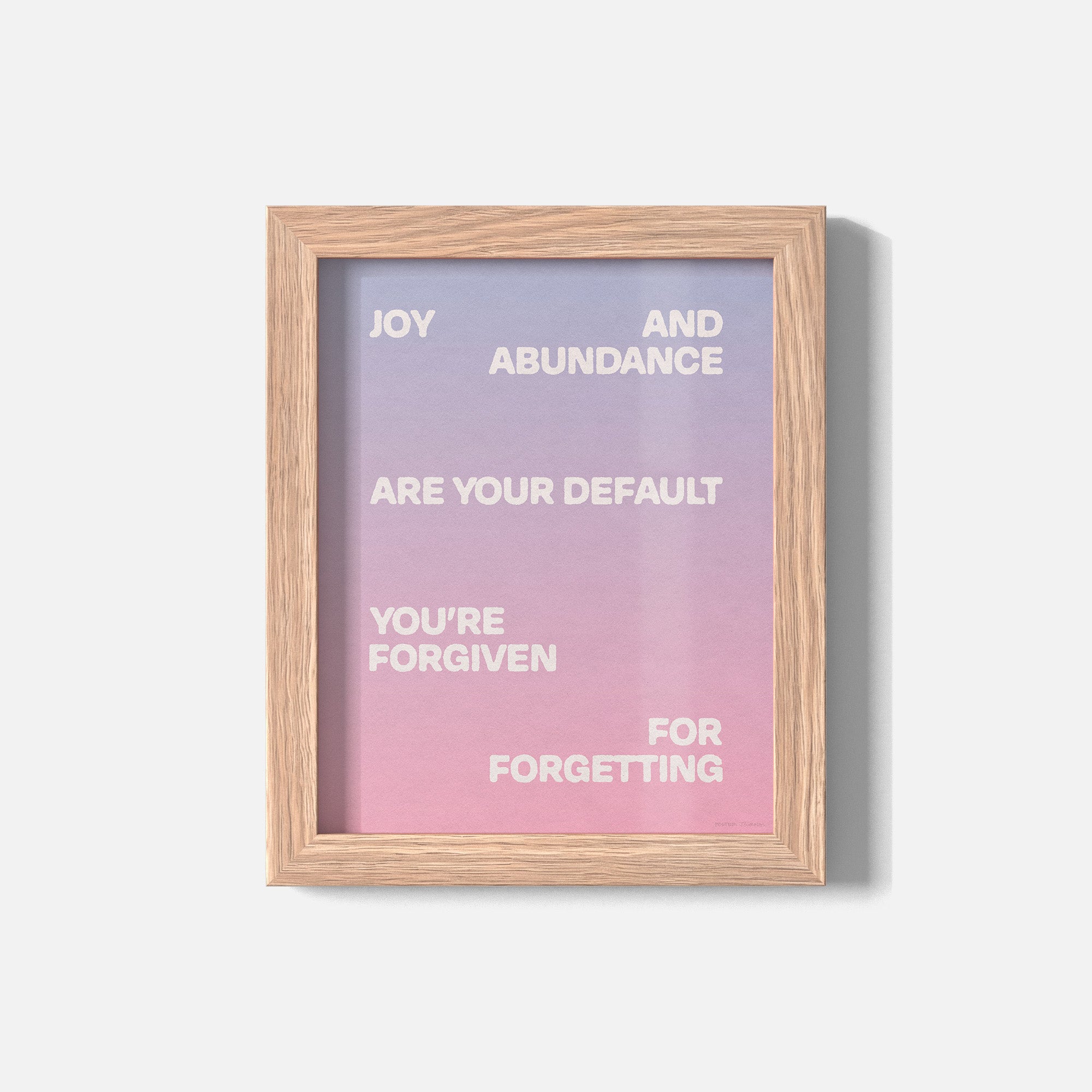 FORGIVEN PRINT