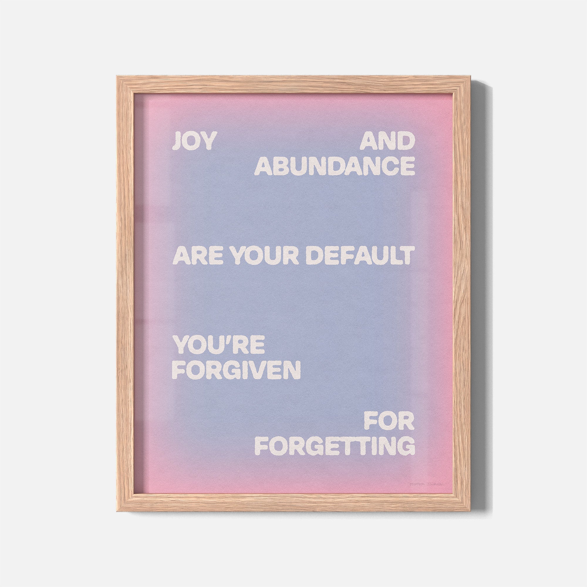 FORGIVEN PRINT
