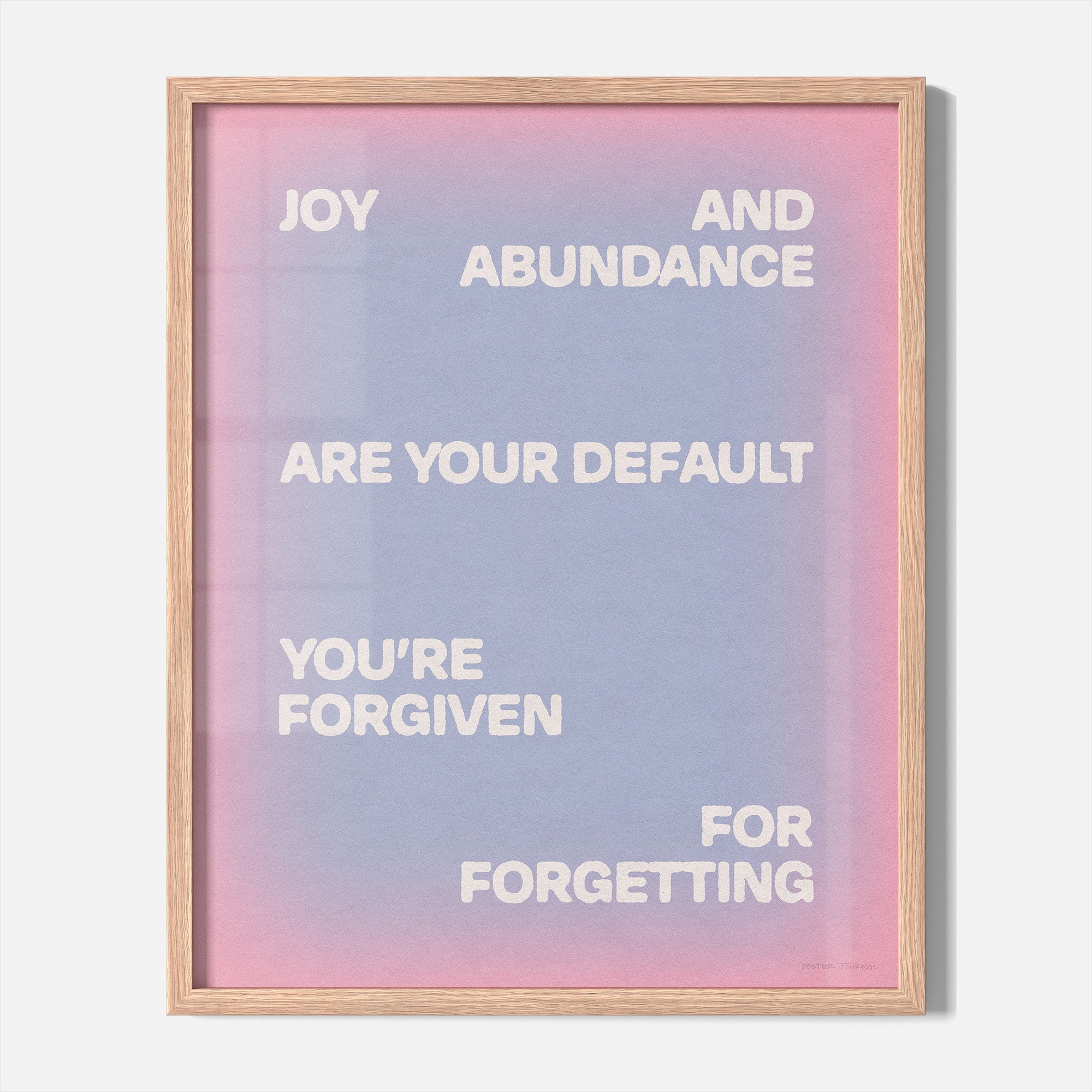 FORGIVEN PRINT