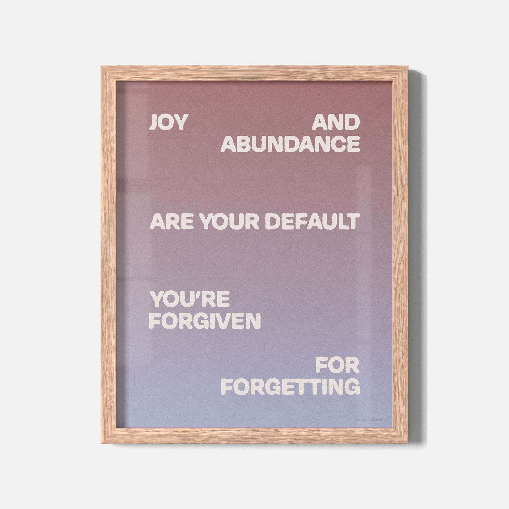 FORGIVEN PRINT