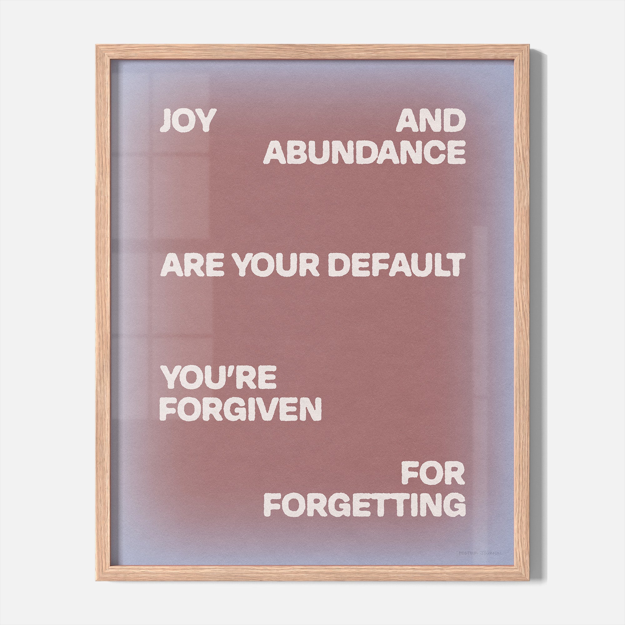FORGIVEN PRINT