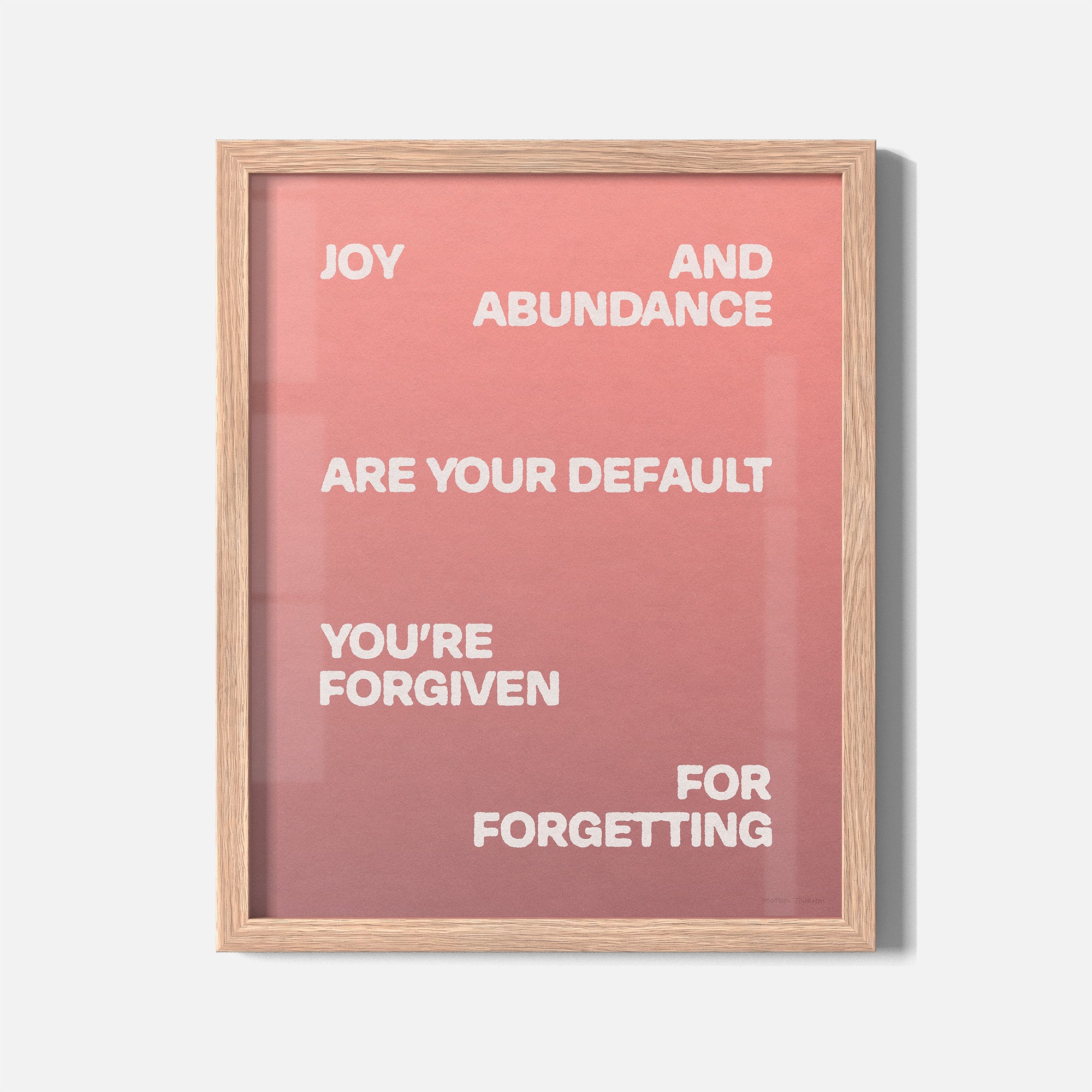 FORGIVEN PRINT