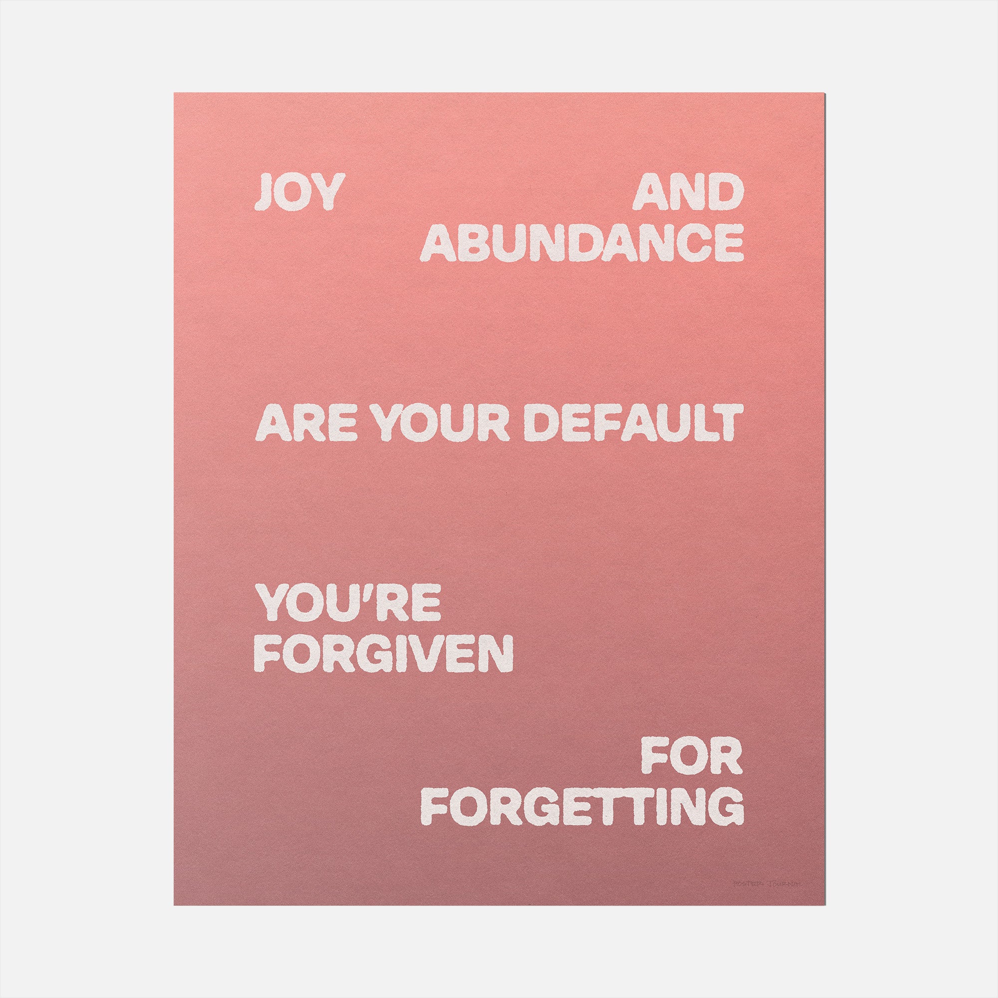 FORGIVEN PRINT
