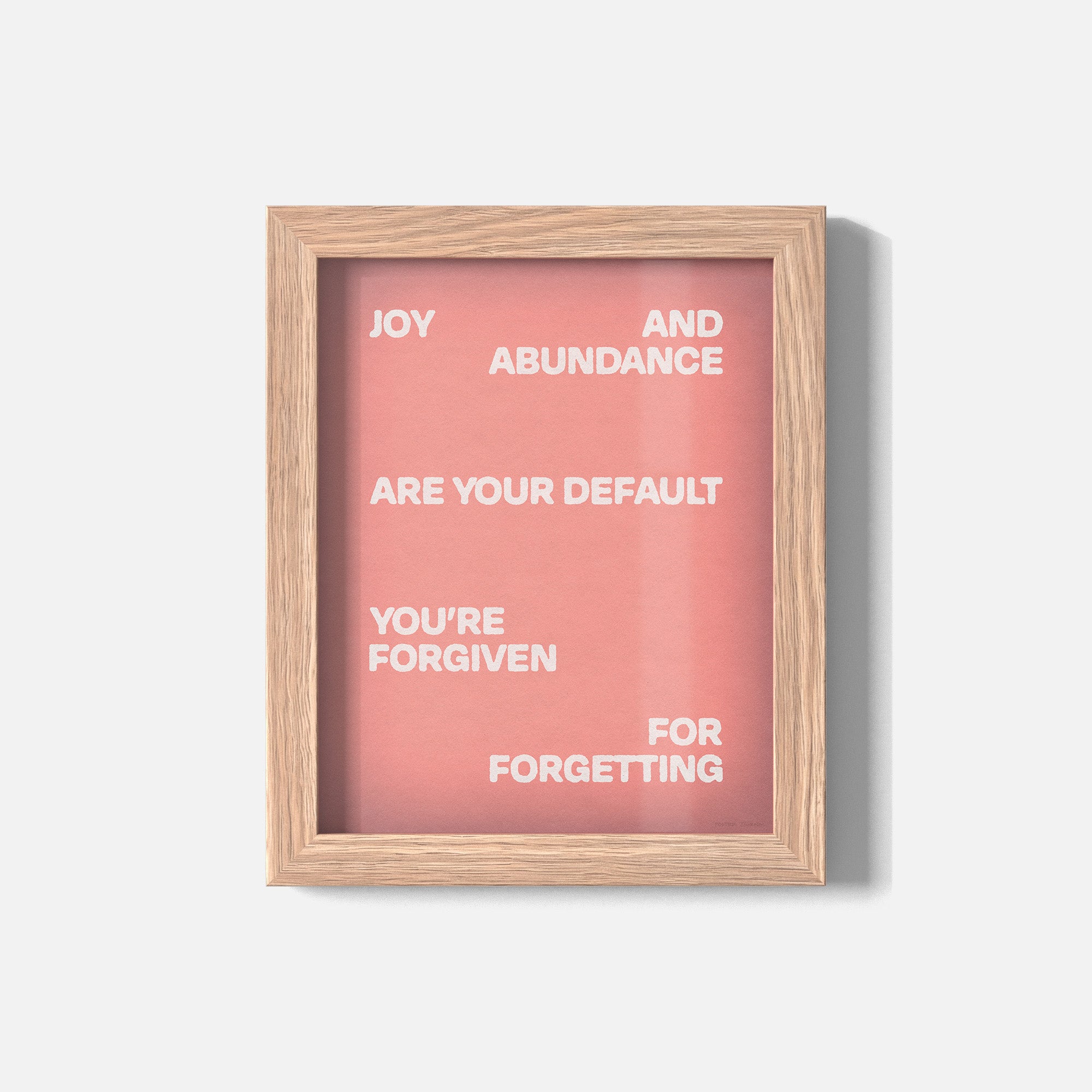 FORGIVEN PRINT