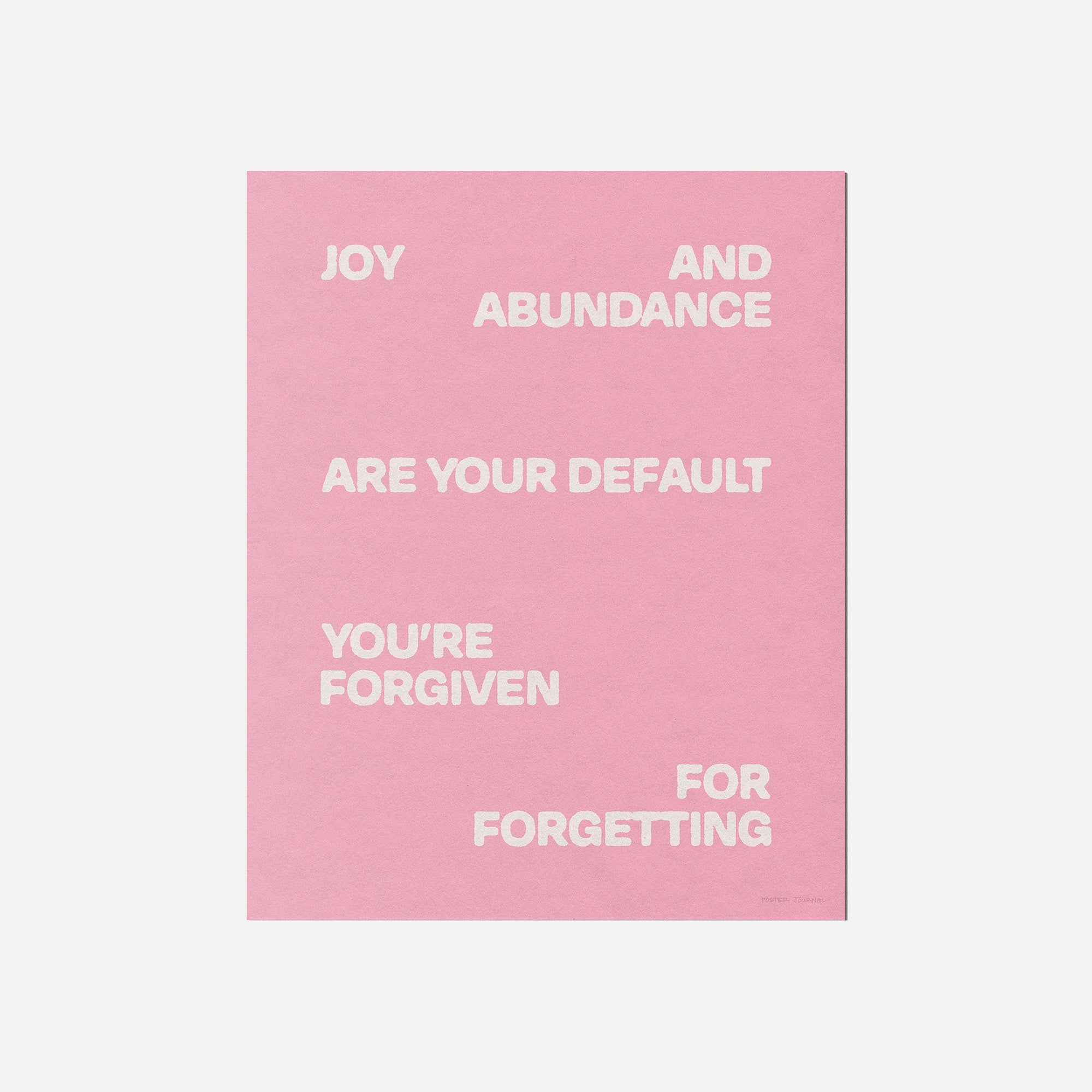 FORGIVEN PRINT