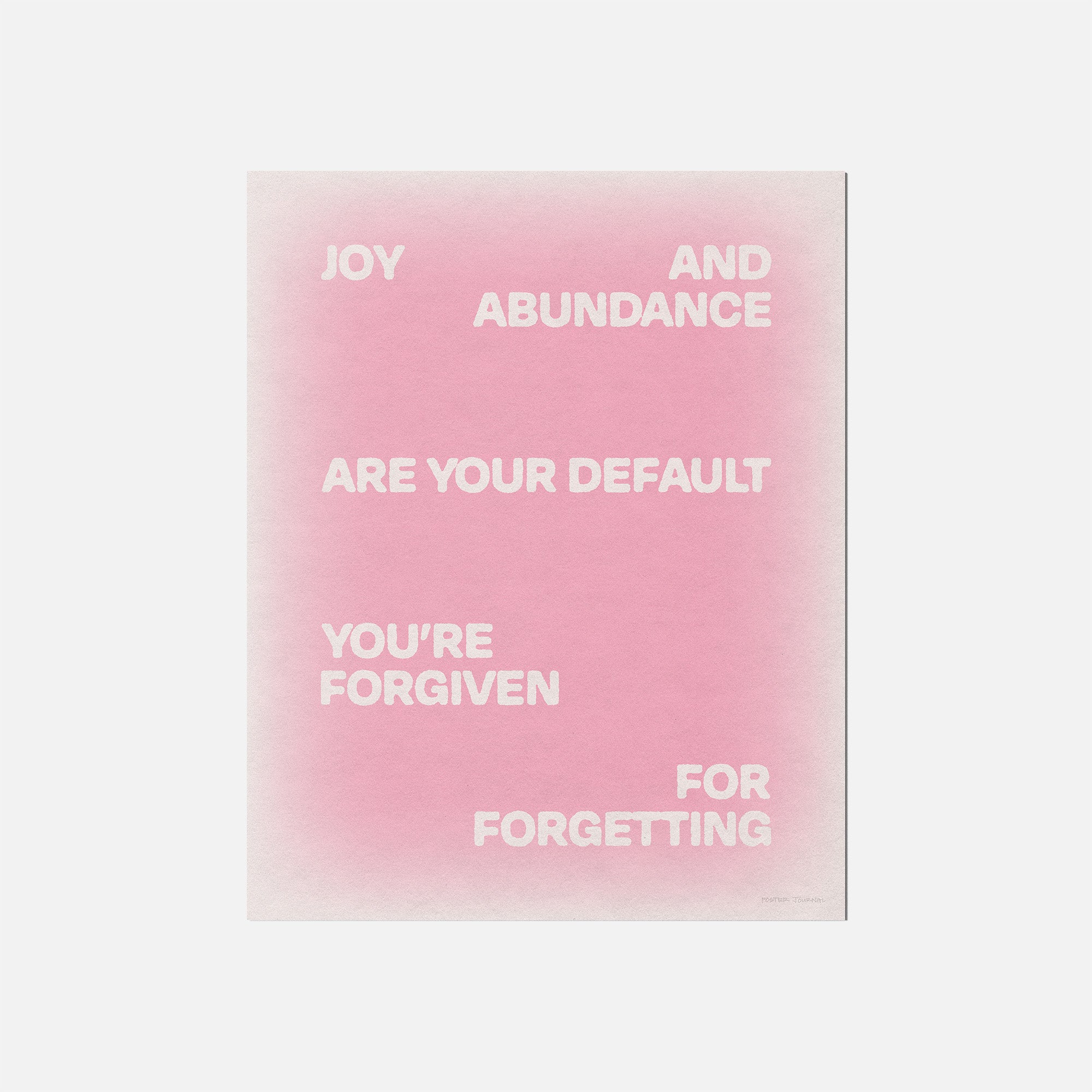 FORGIVEN PRINT