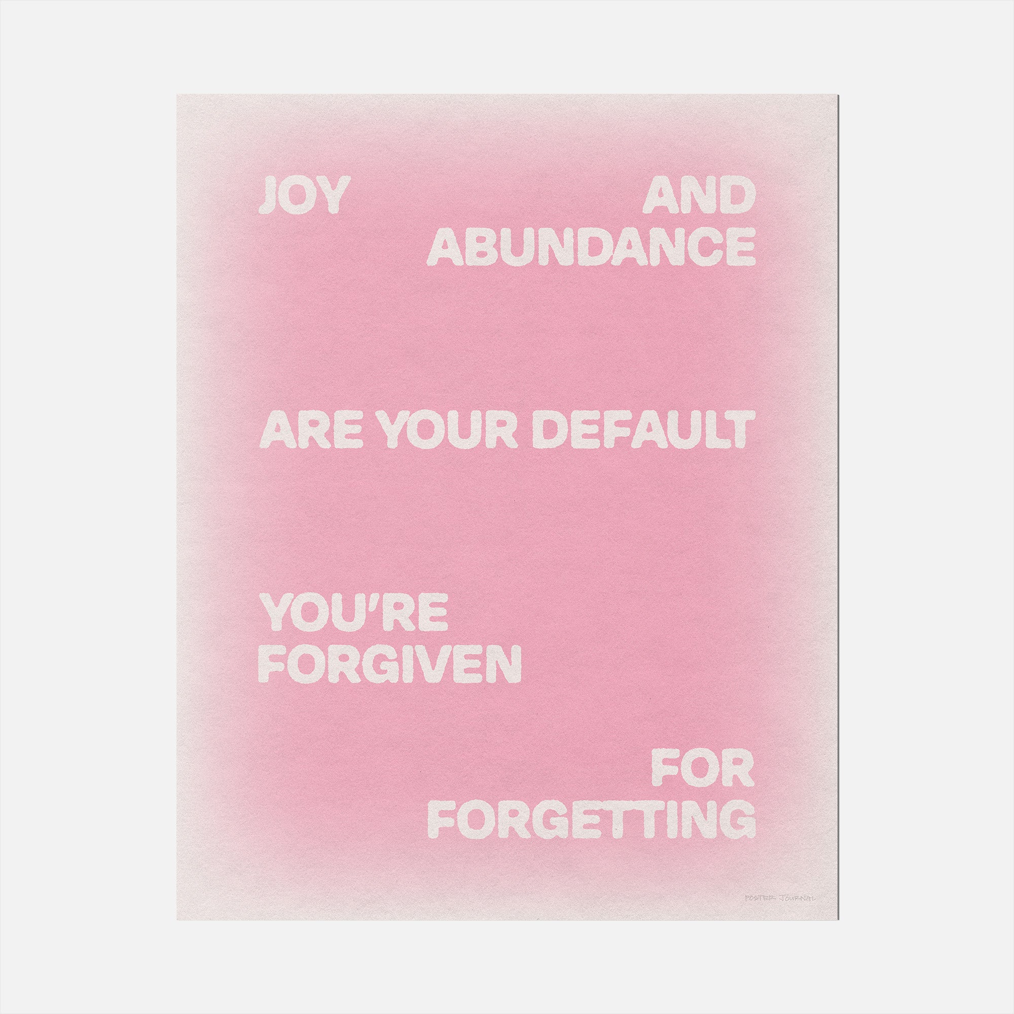 FORGIVEN PRINT