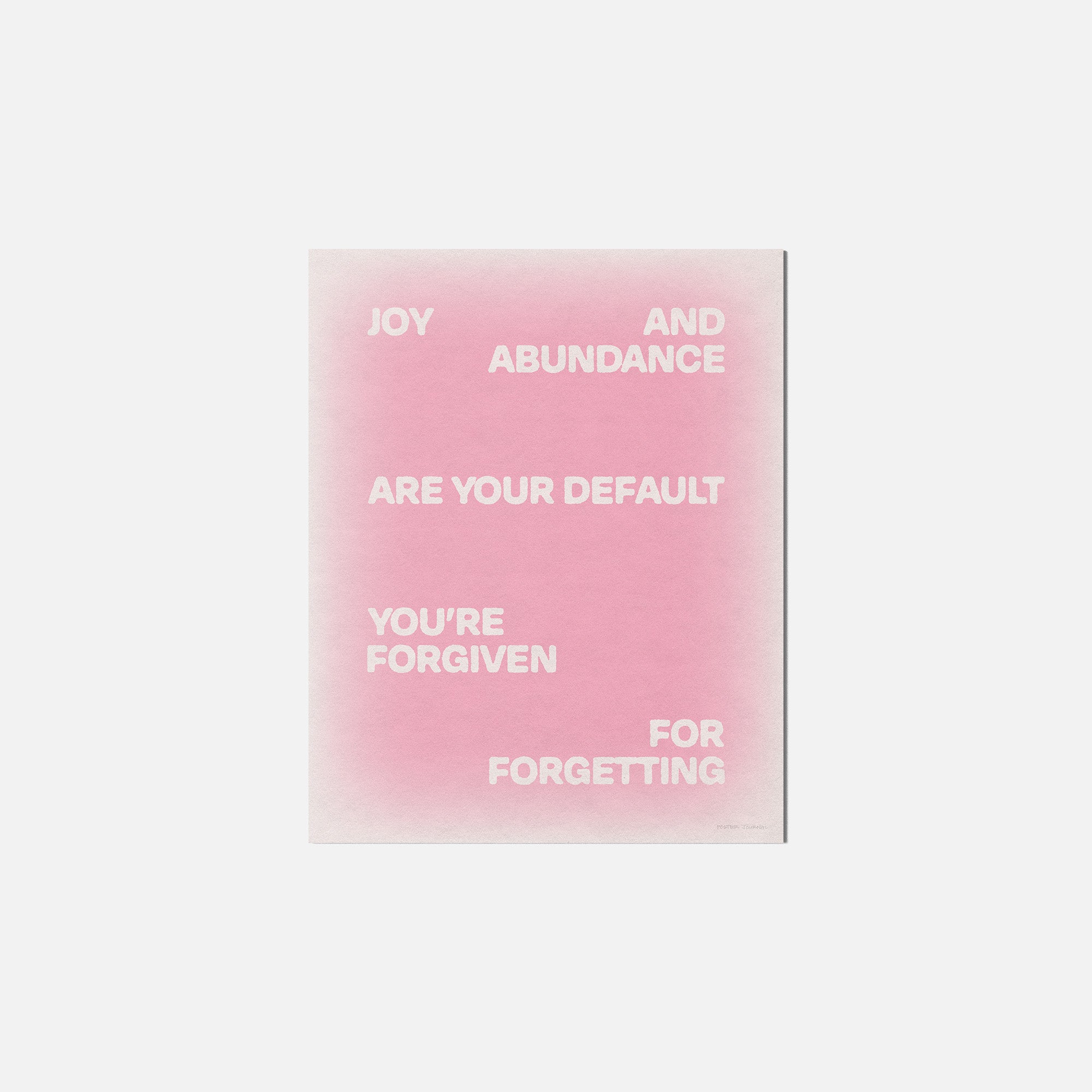 FORGIVEN PRINT