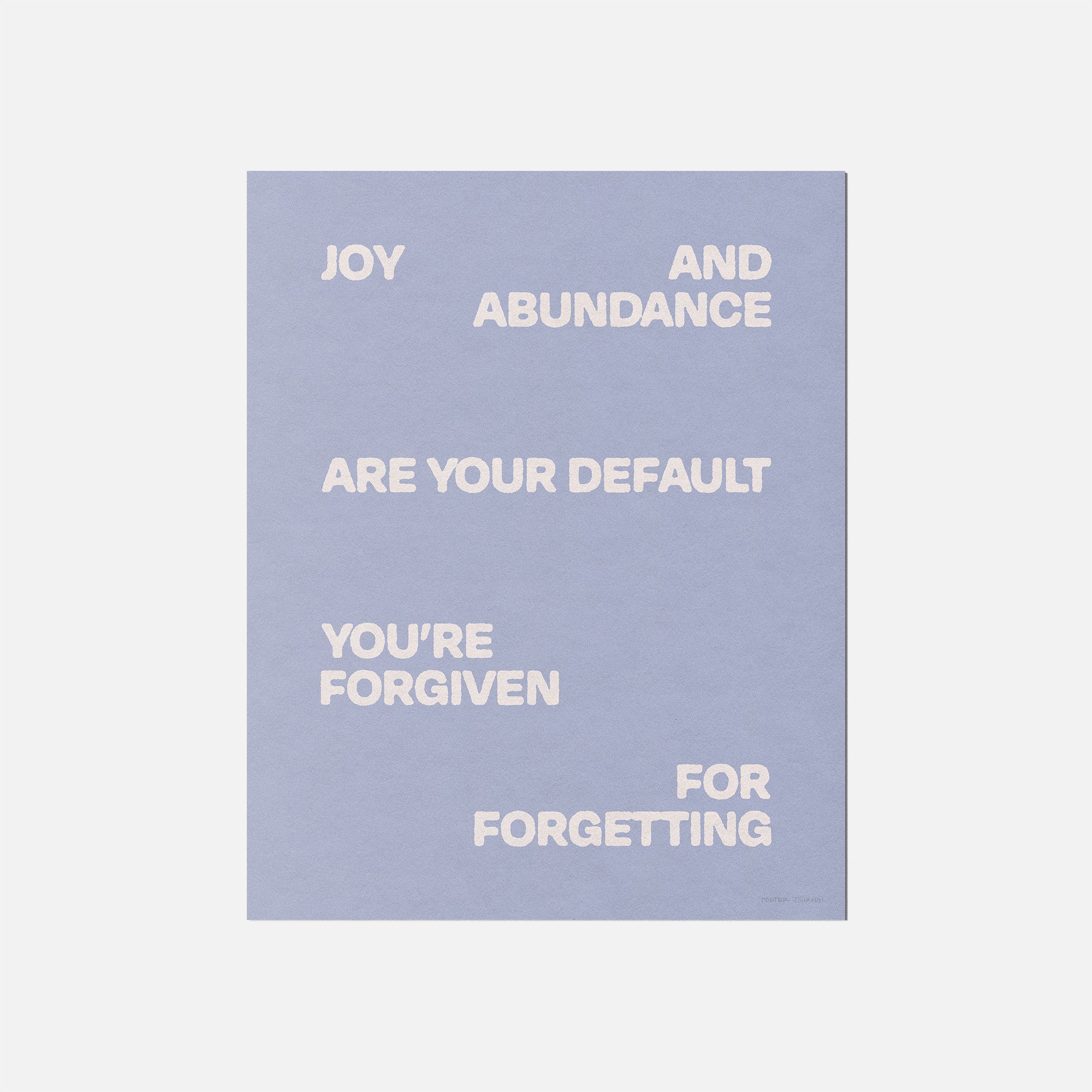 FORGIVEN PRINT