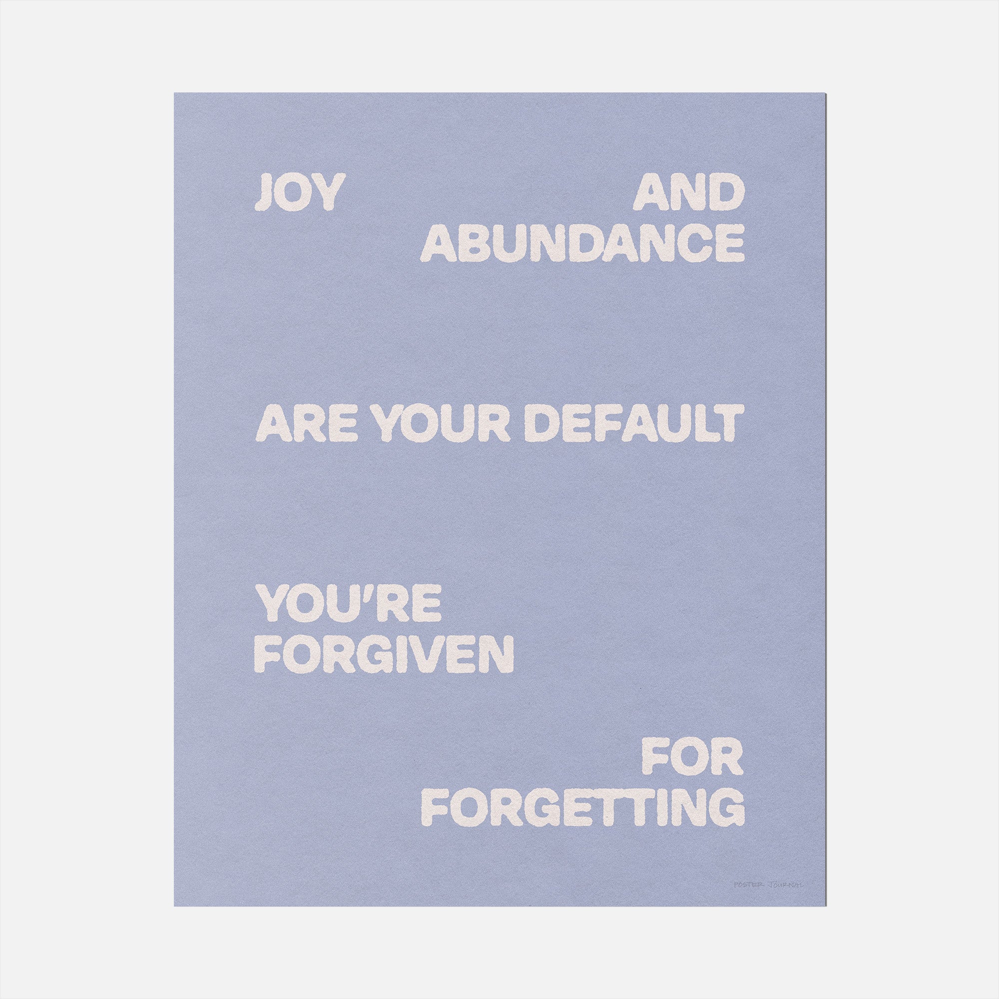 FORGIVEN PRINT