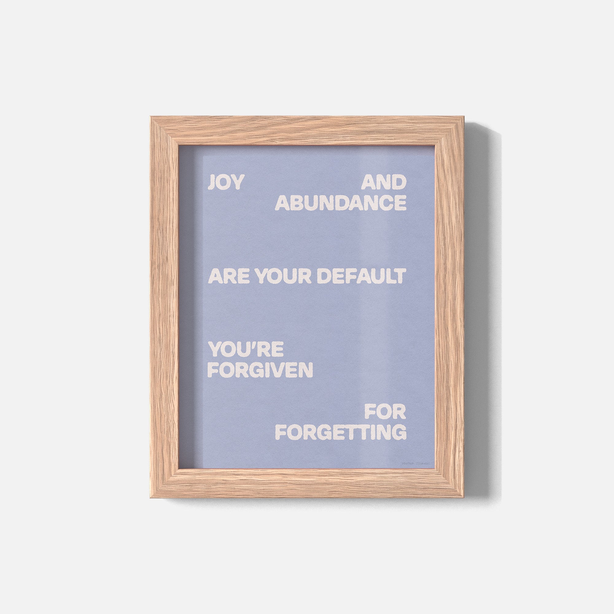 FORGIVEN PRINT