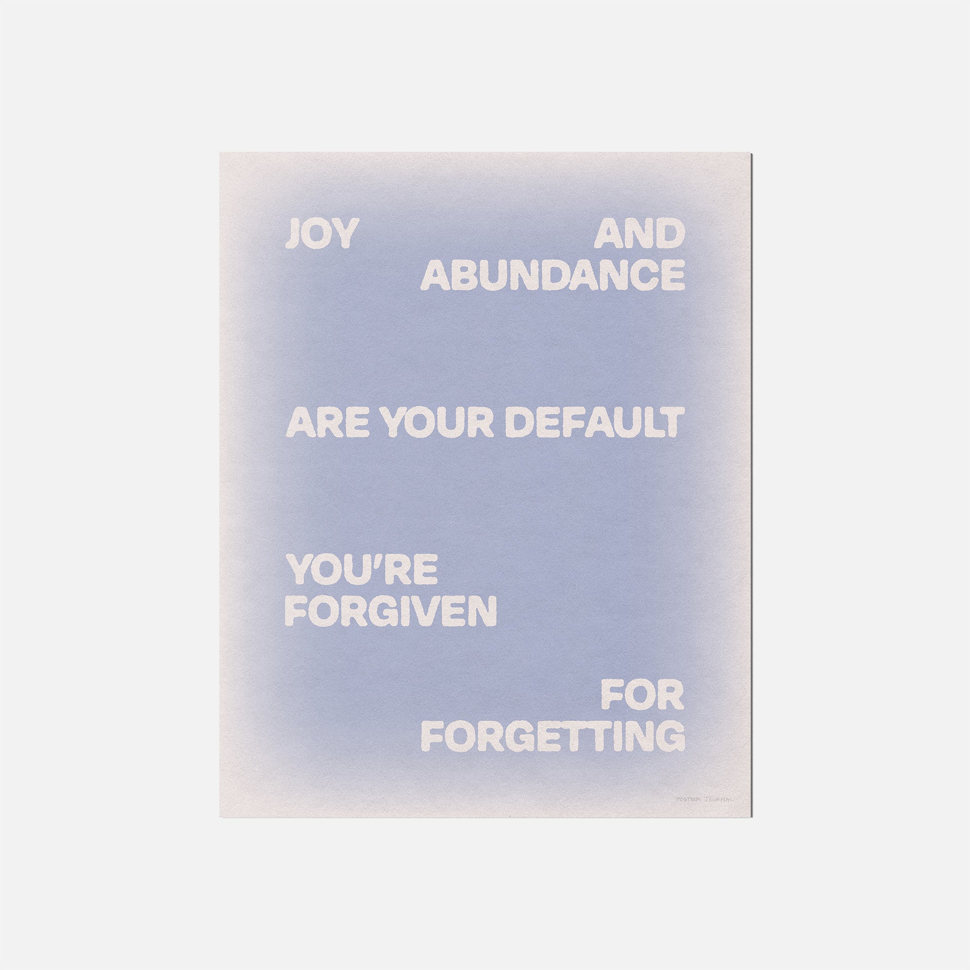FORGIVEN PRINT