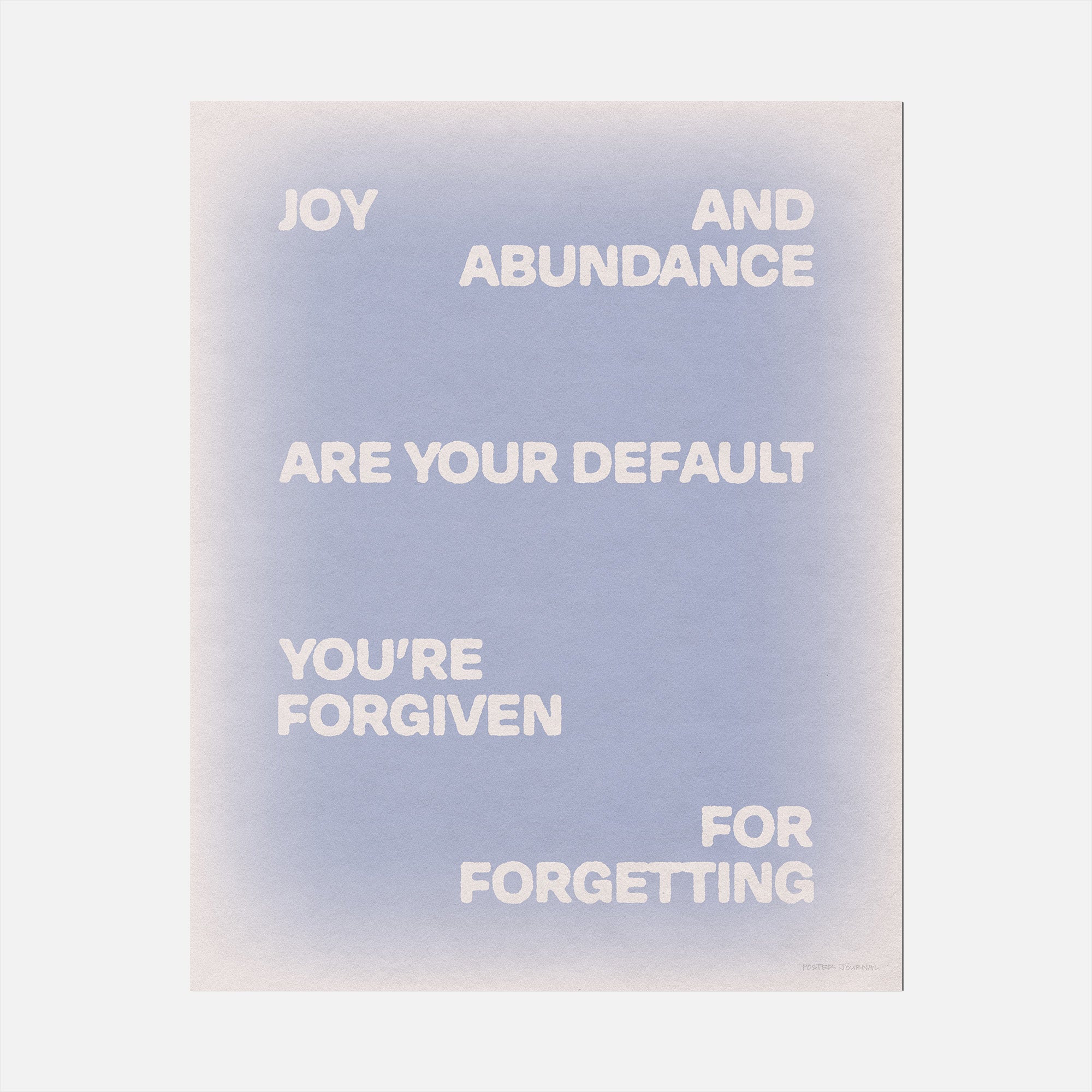 FORGIVEN PRINT