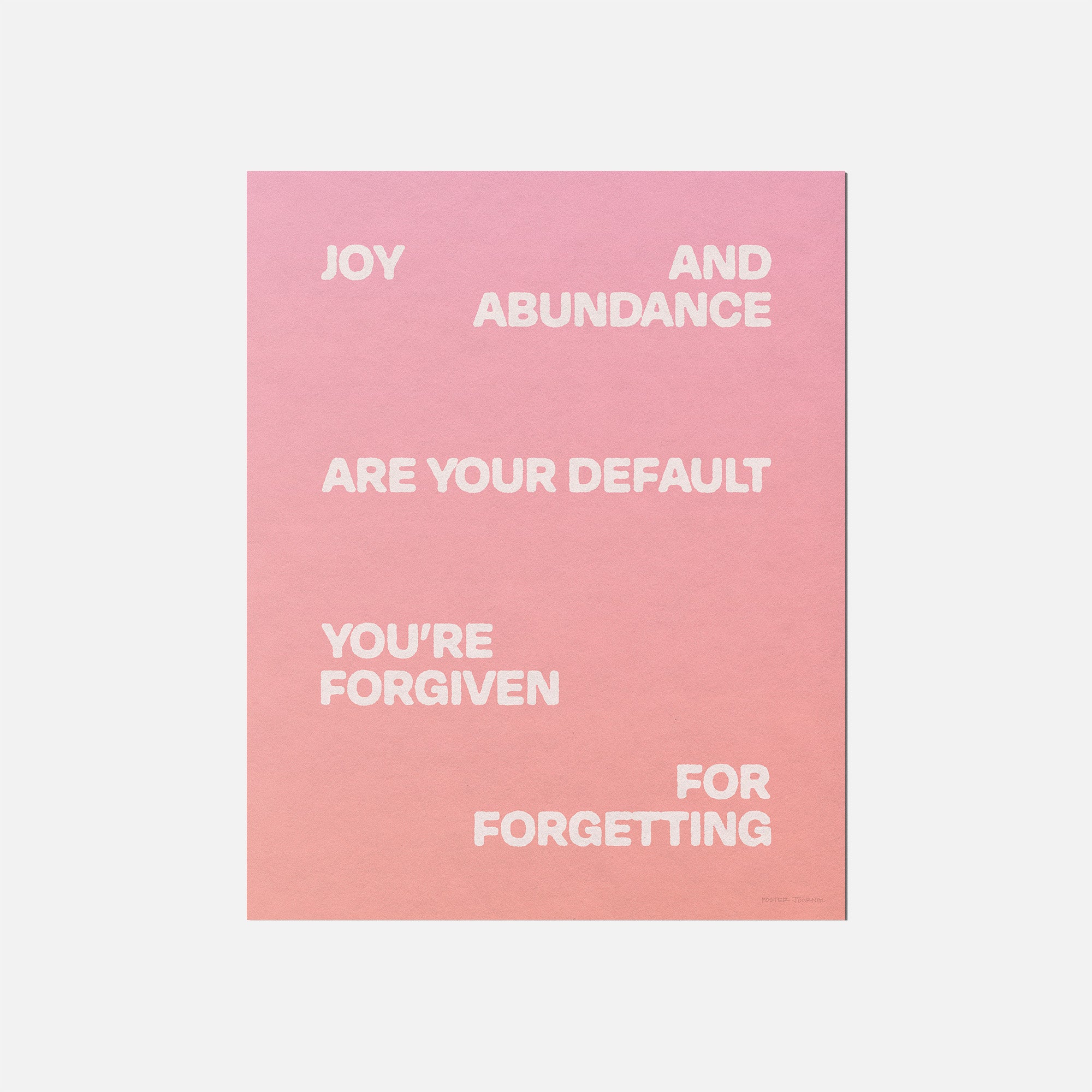 FORGIVEN PRINT