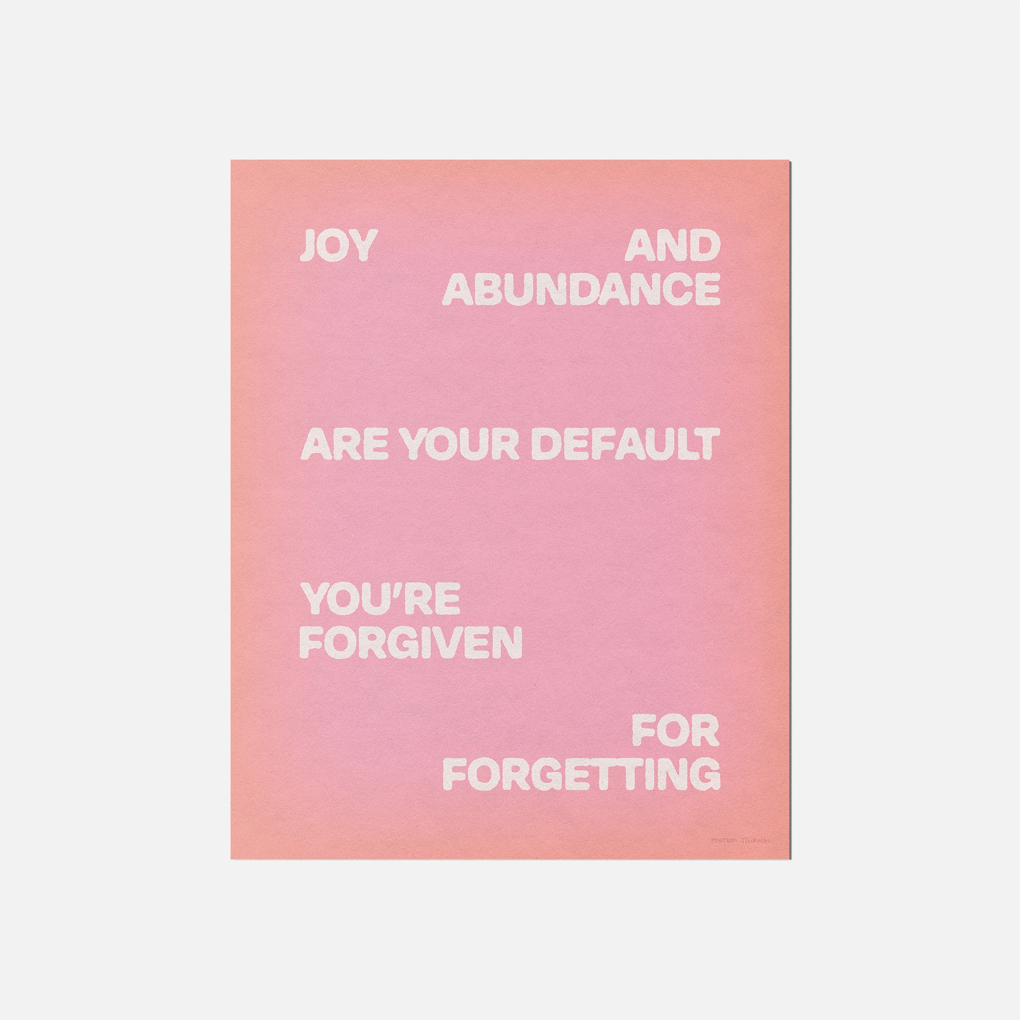 FORGIVEN PRINT