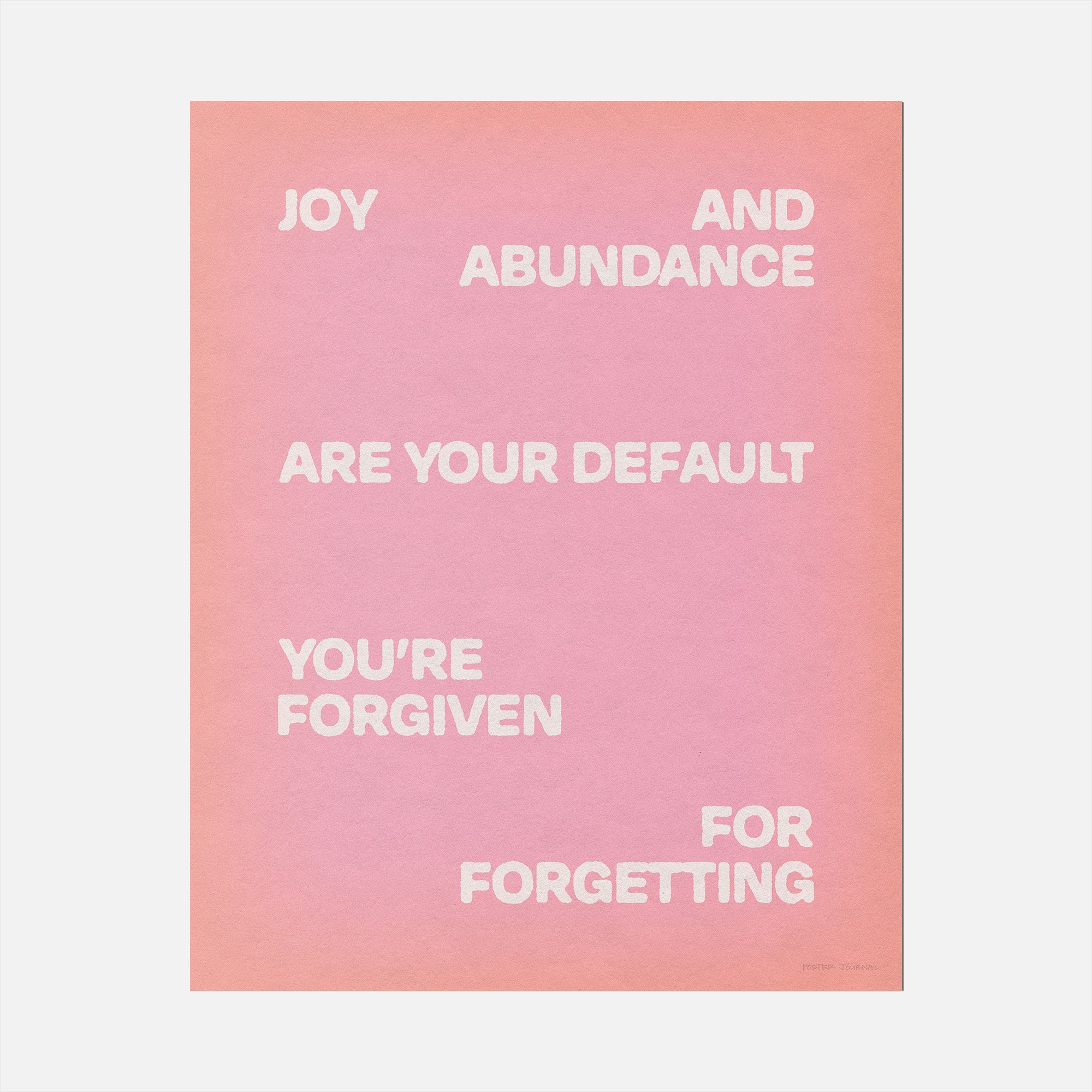 FORGIVEN PRINT