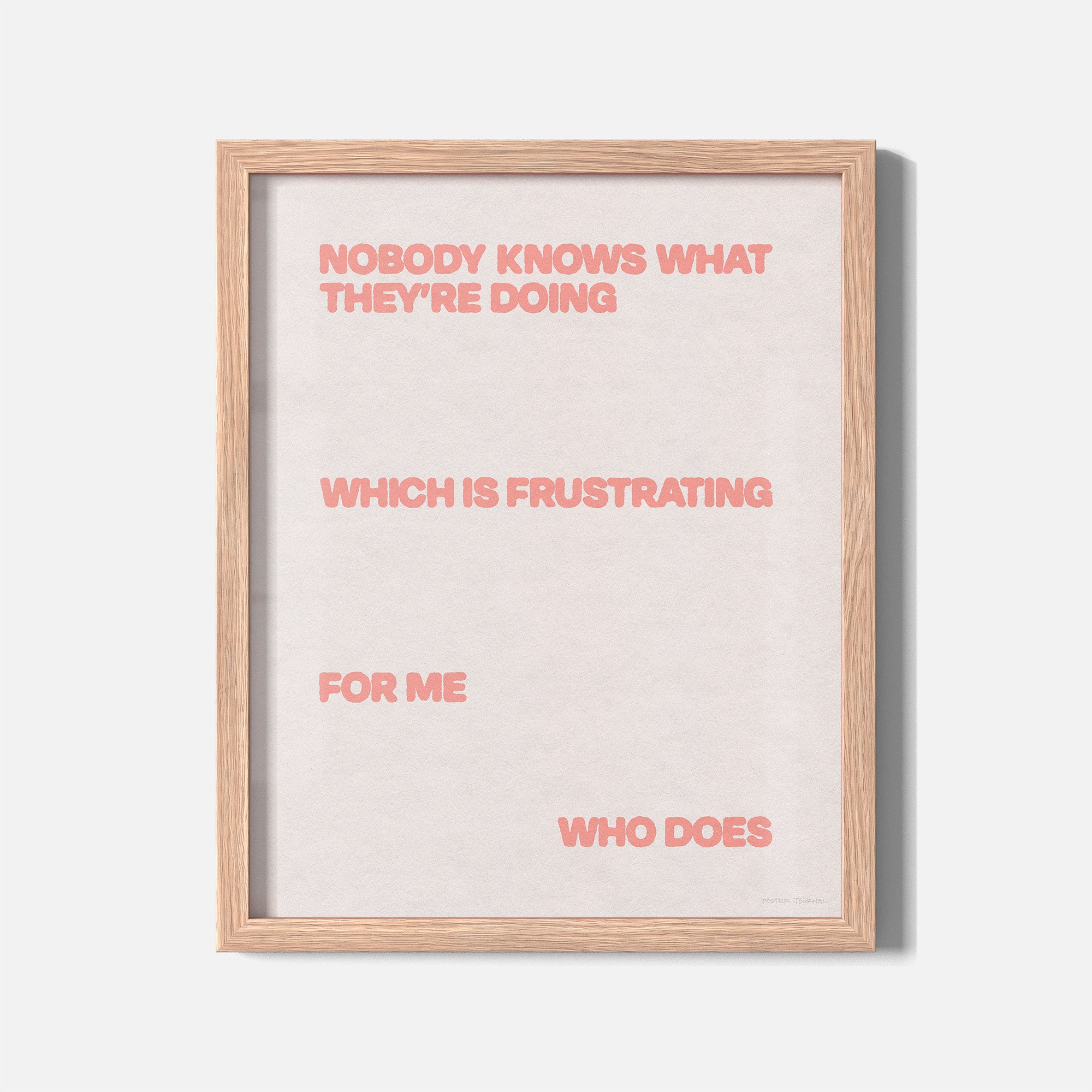 FRUSTRATING PRINT
