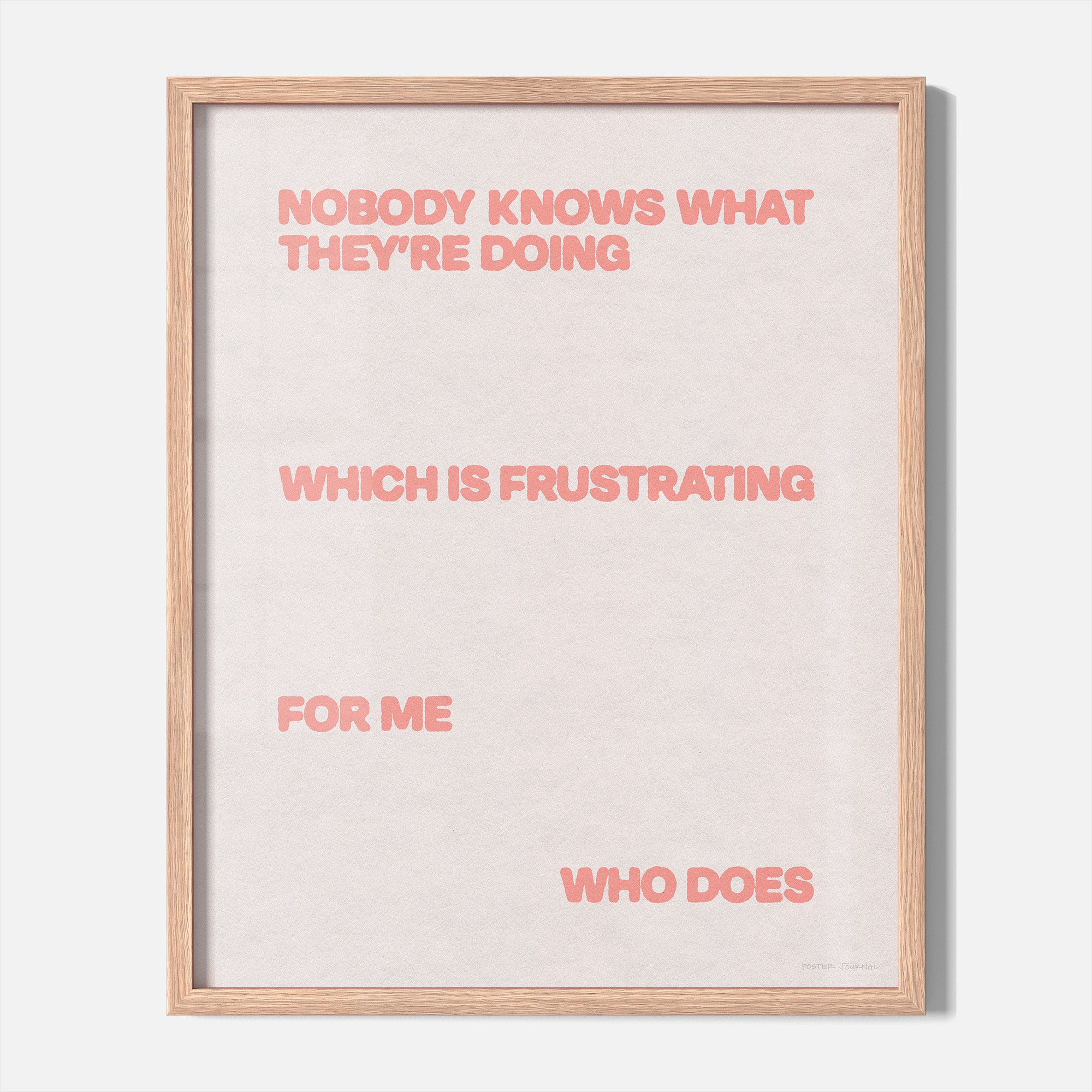 FRUSTRATING PRINT