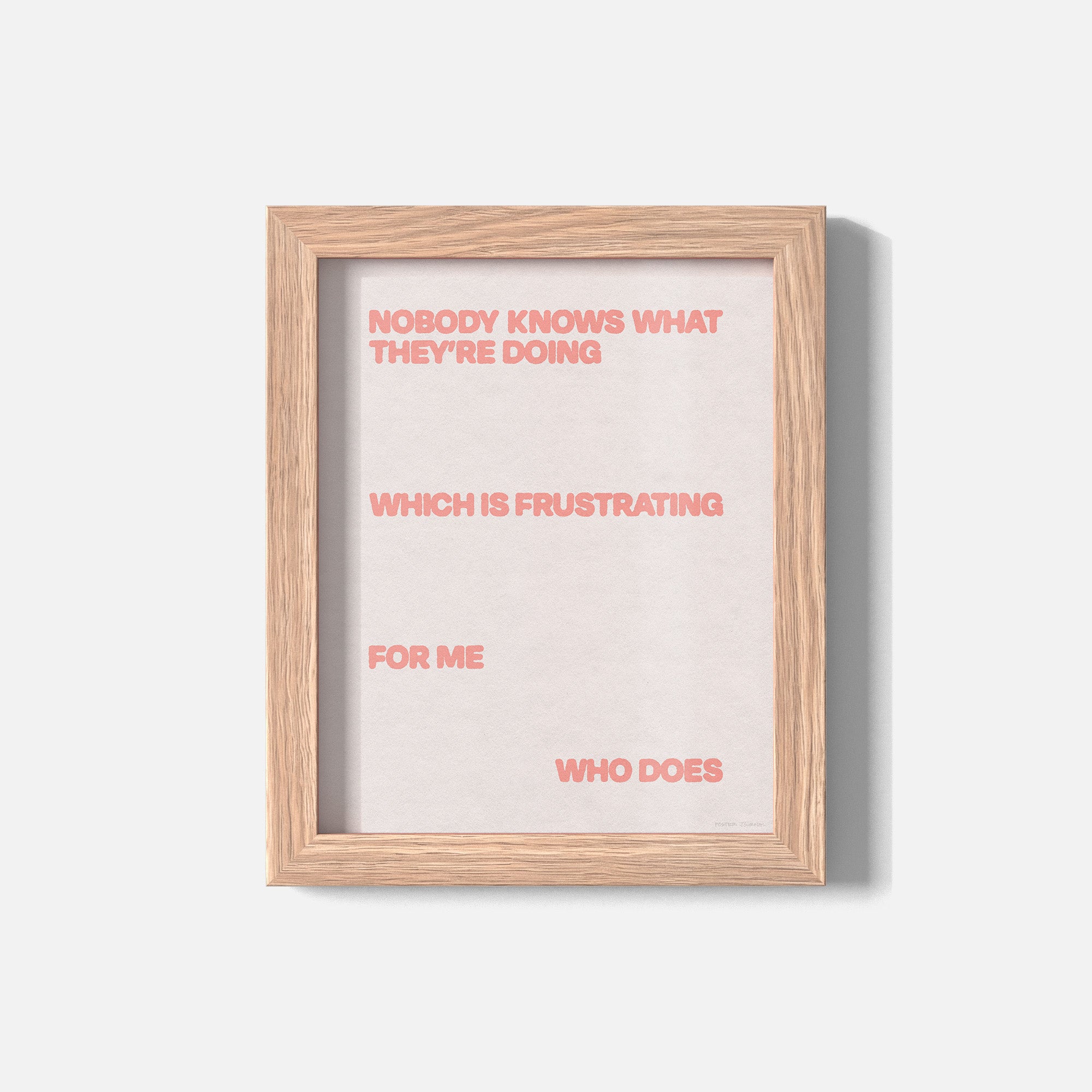 FRUSTRATING PRINT