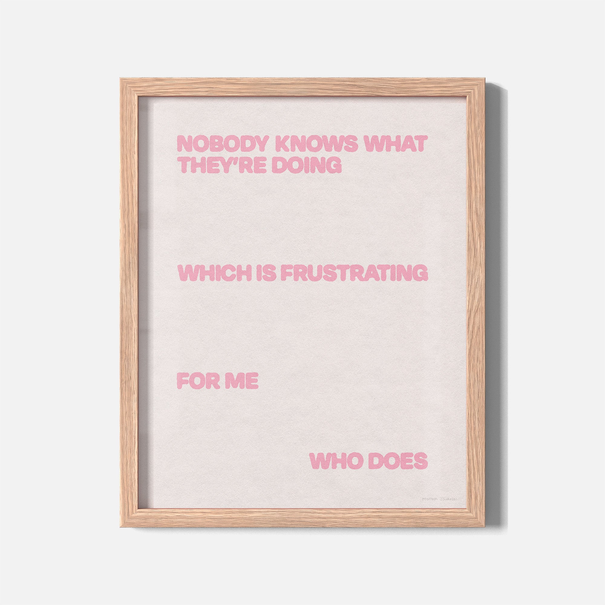FRUSTRATING PRINT