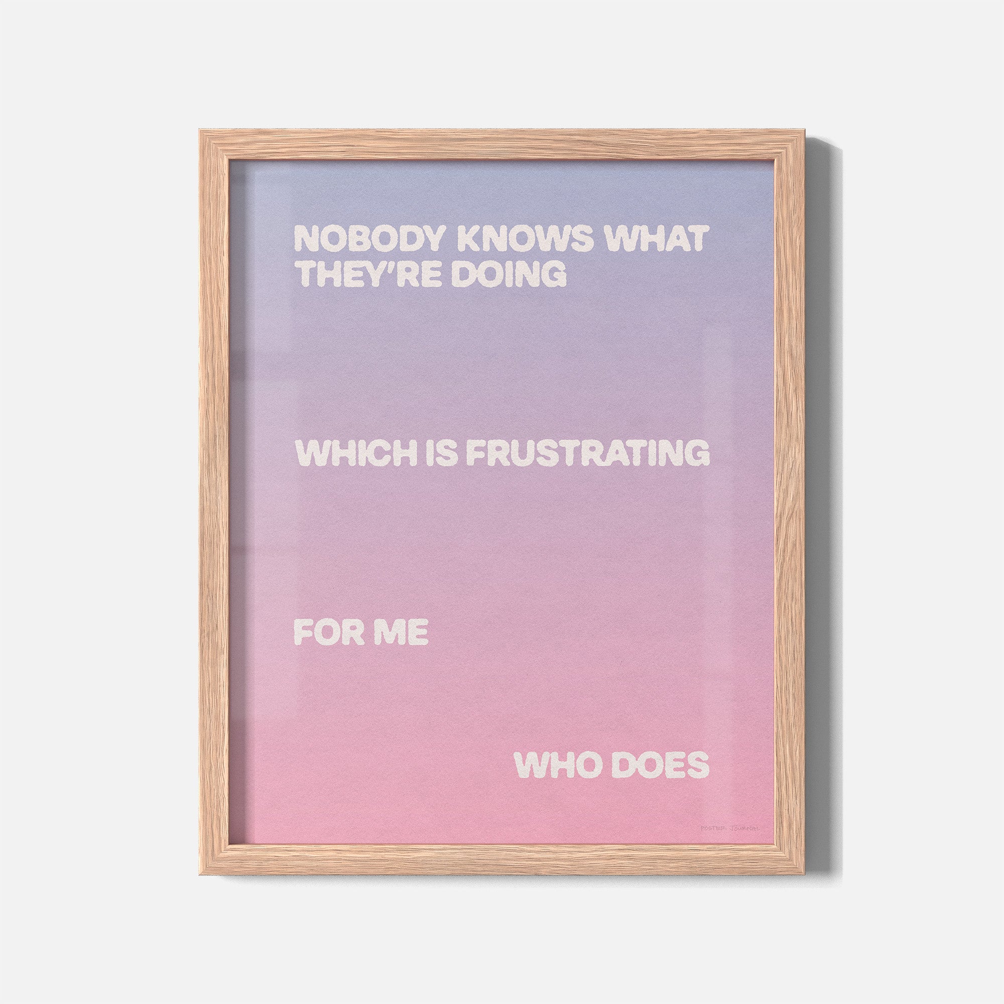 FRUSTRATING PRINT