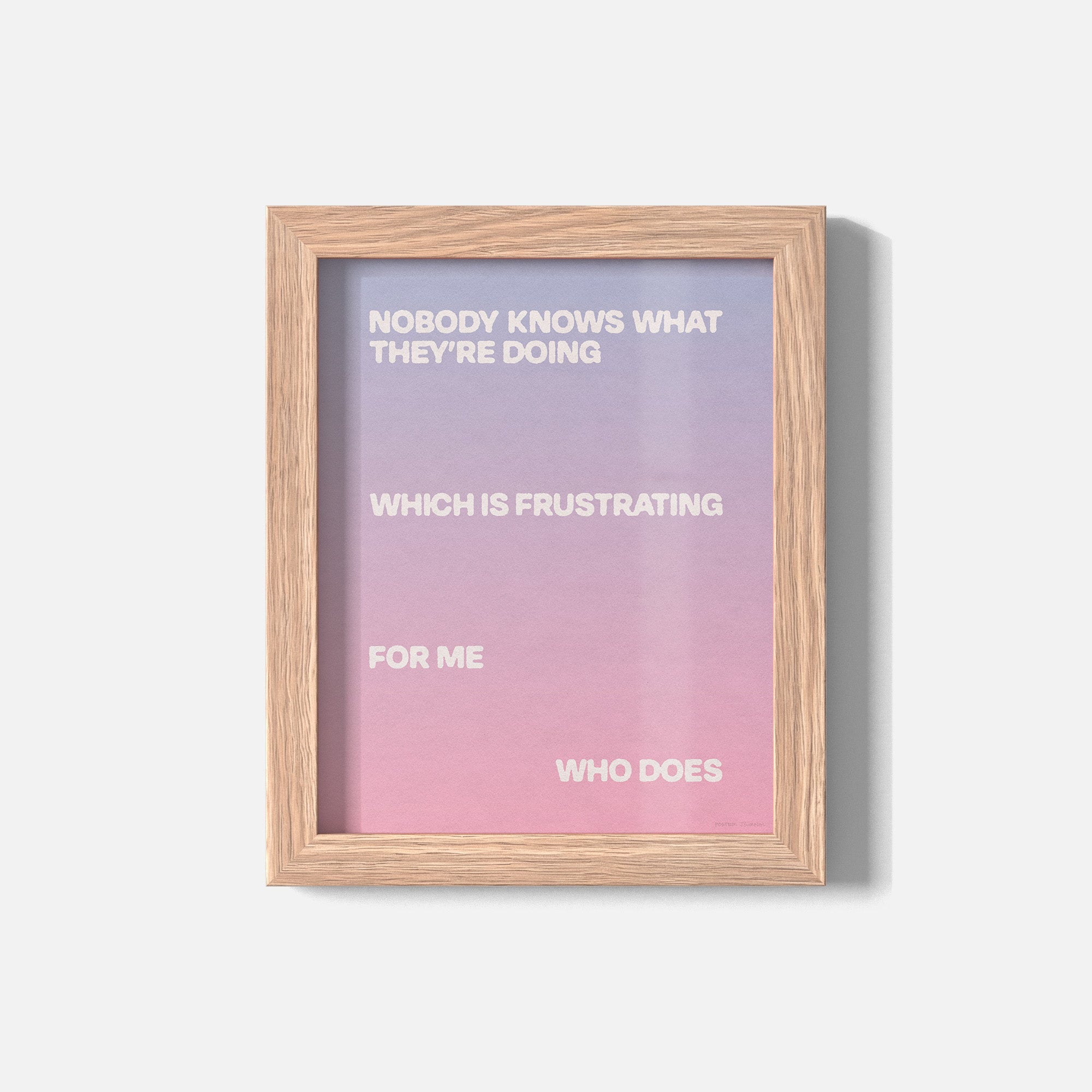 FRUSTRATING PRINT