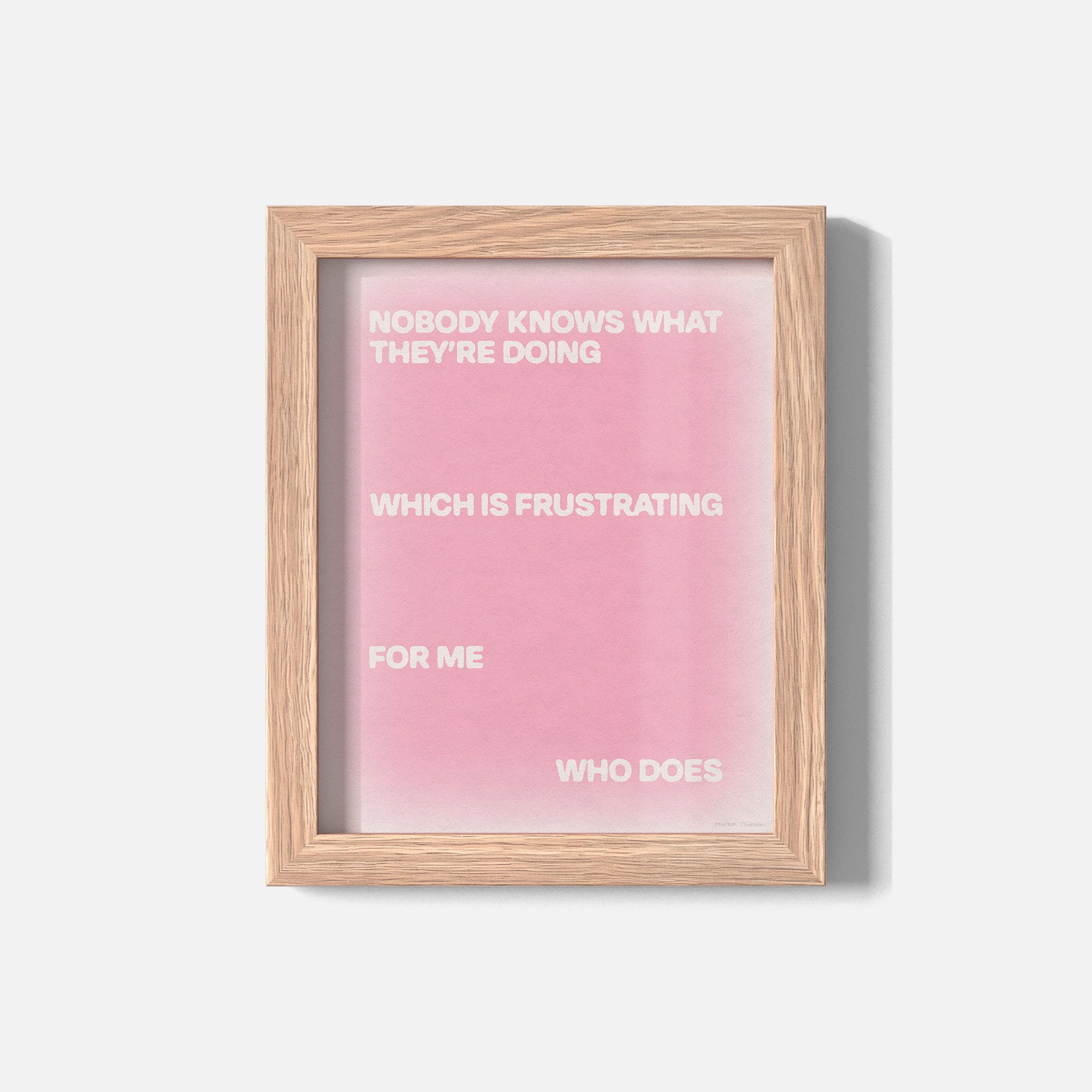 FRUSTRATING PRINT